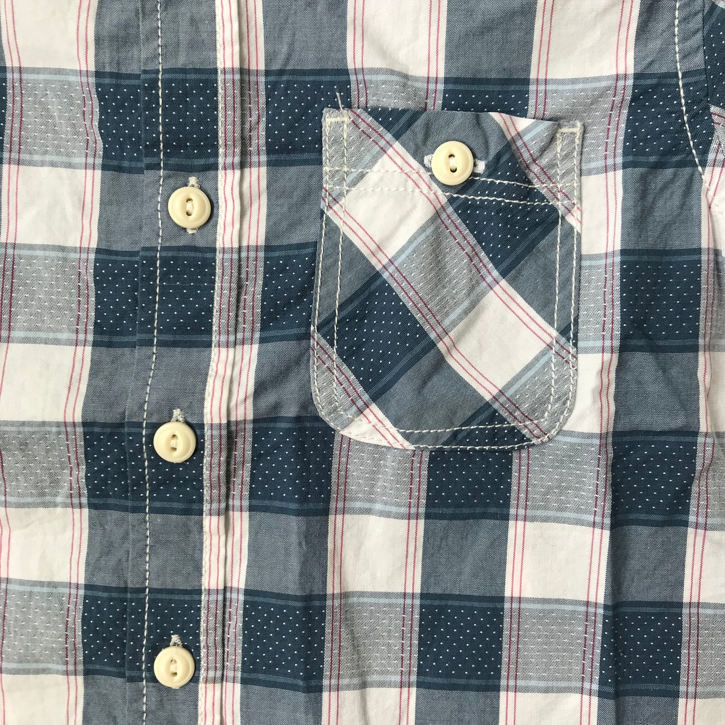 Shirt - Blue Check - Age 5