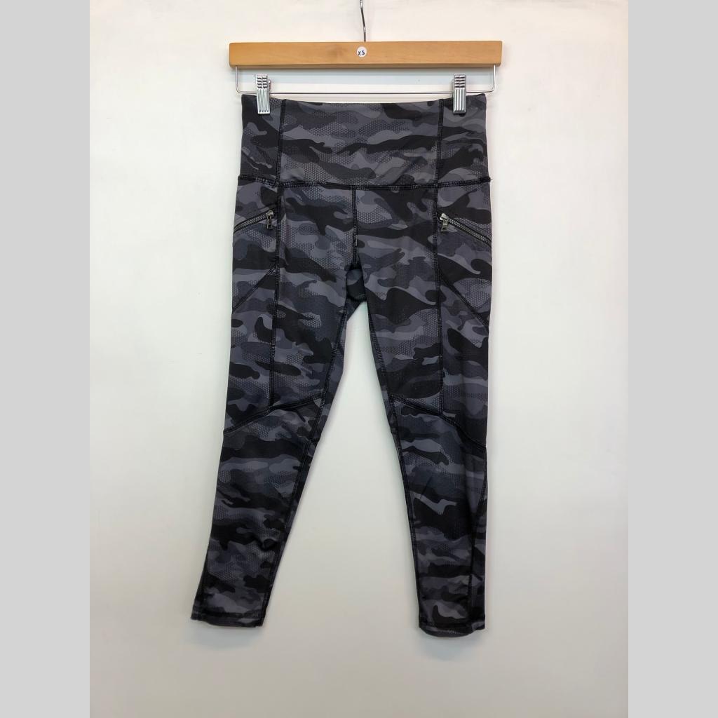 RBX blue and black pattern leggings Medium