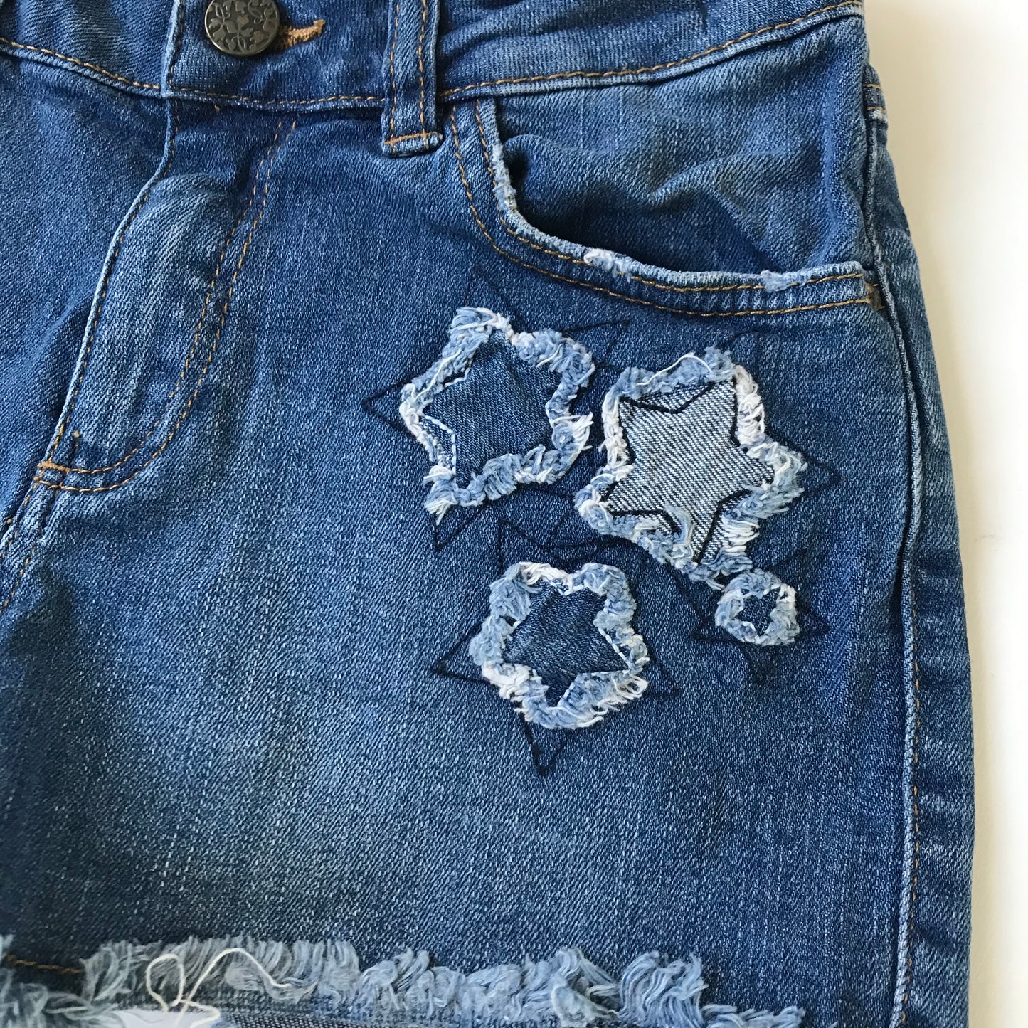Shorts - Denim with Stars - Age 9