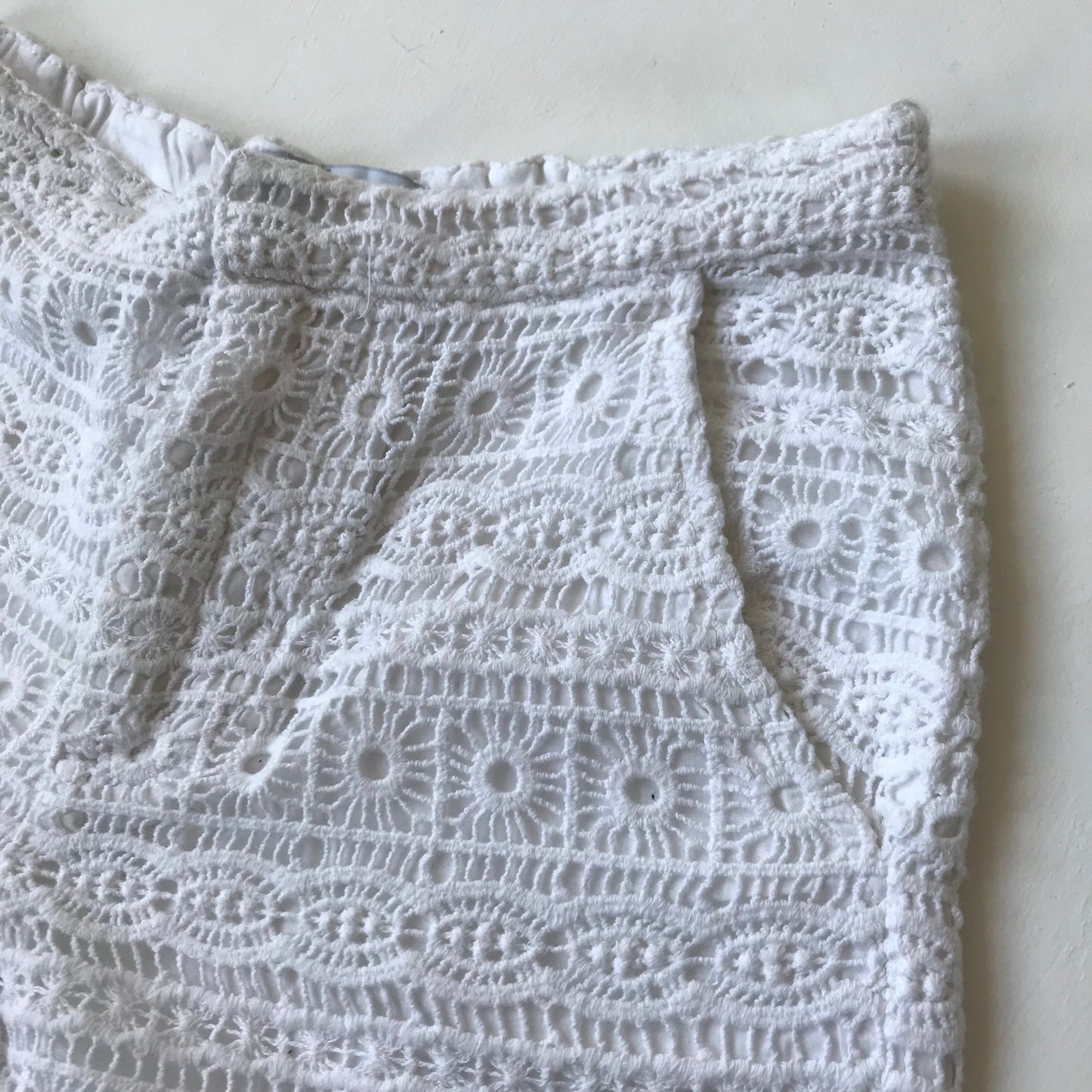 Shorts - White Lace Style - Age 7