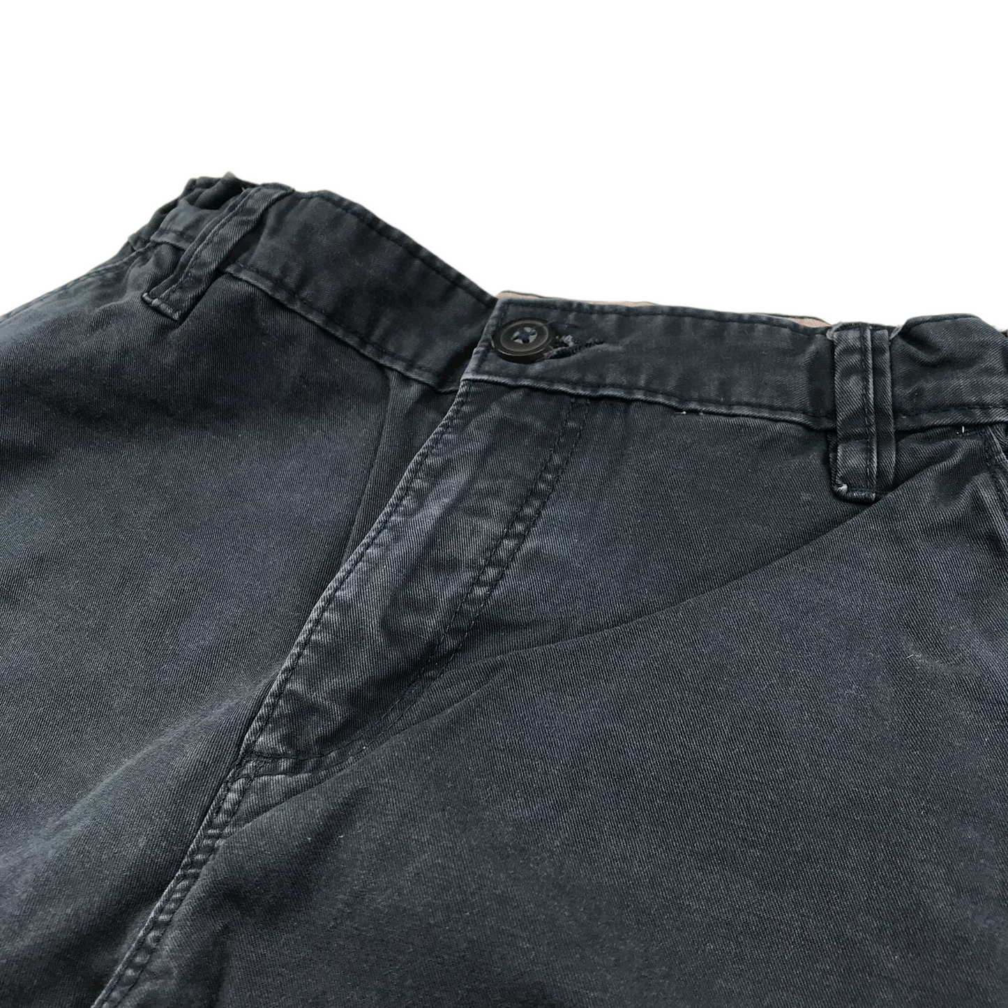 H&M Navy Blue Chino Style Shorts Age 12