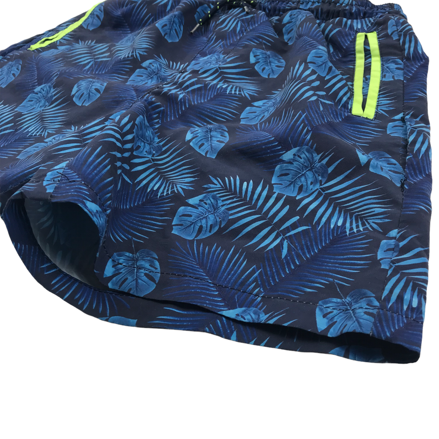 Tu Navy Floral Swim Trunks Age 12