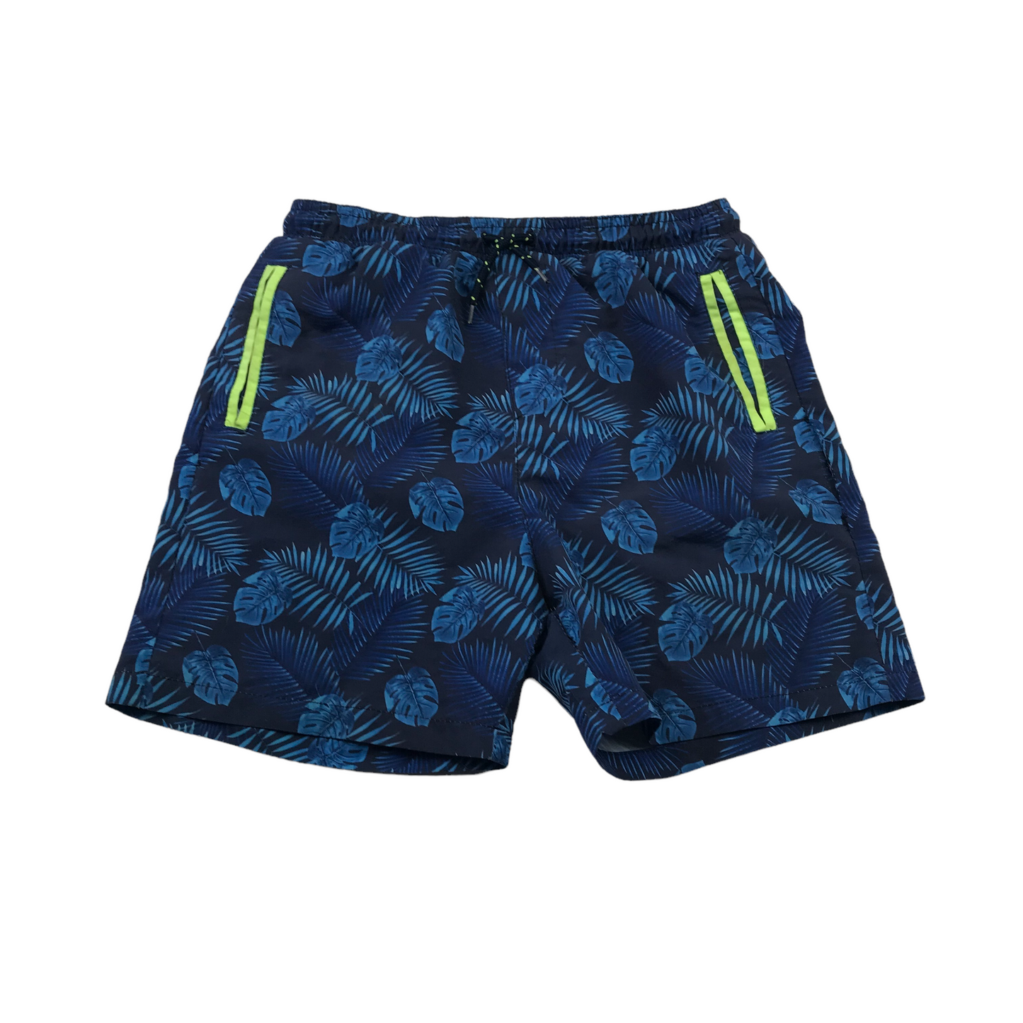 Tu Navy Floral Swim Trunks Age 12