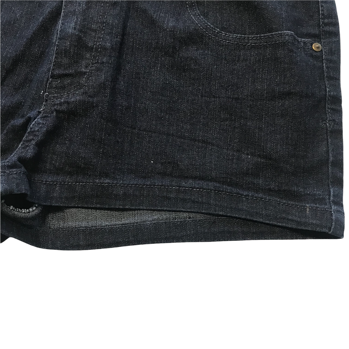 New Look Navy Blue Denim Shorts Age 13