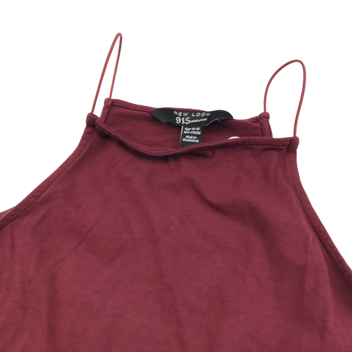 New Look Burgundy Top Age 14