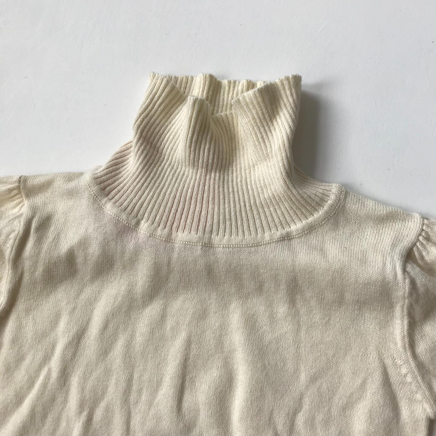 Jumper - Turtleneck White - Age 4