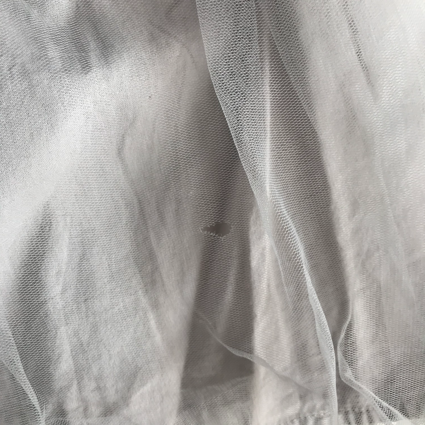 Dress - Silver with Tulle Top Layer - Age 6