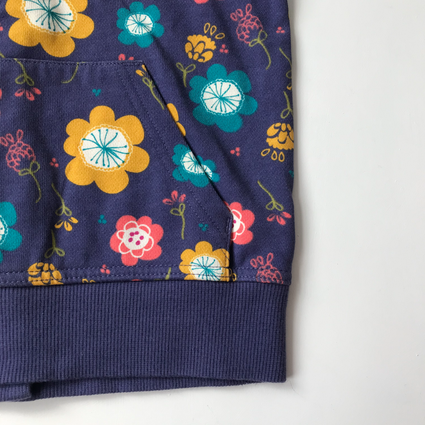 Sweatshirt - Floral with Short Sleeves - Age 5