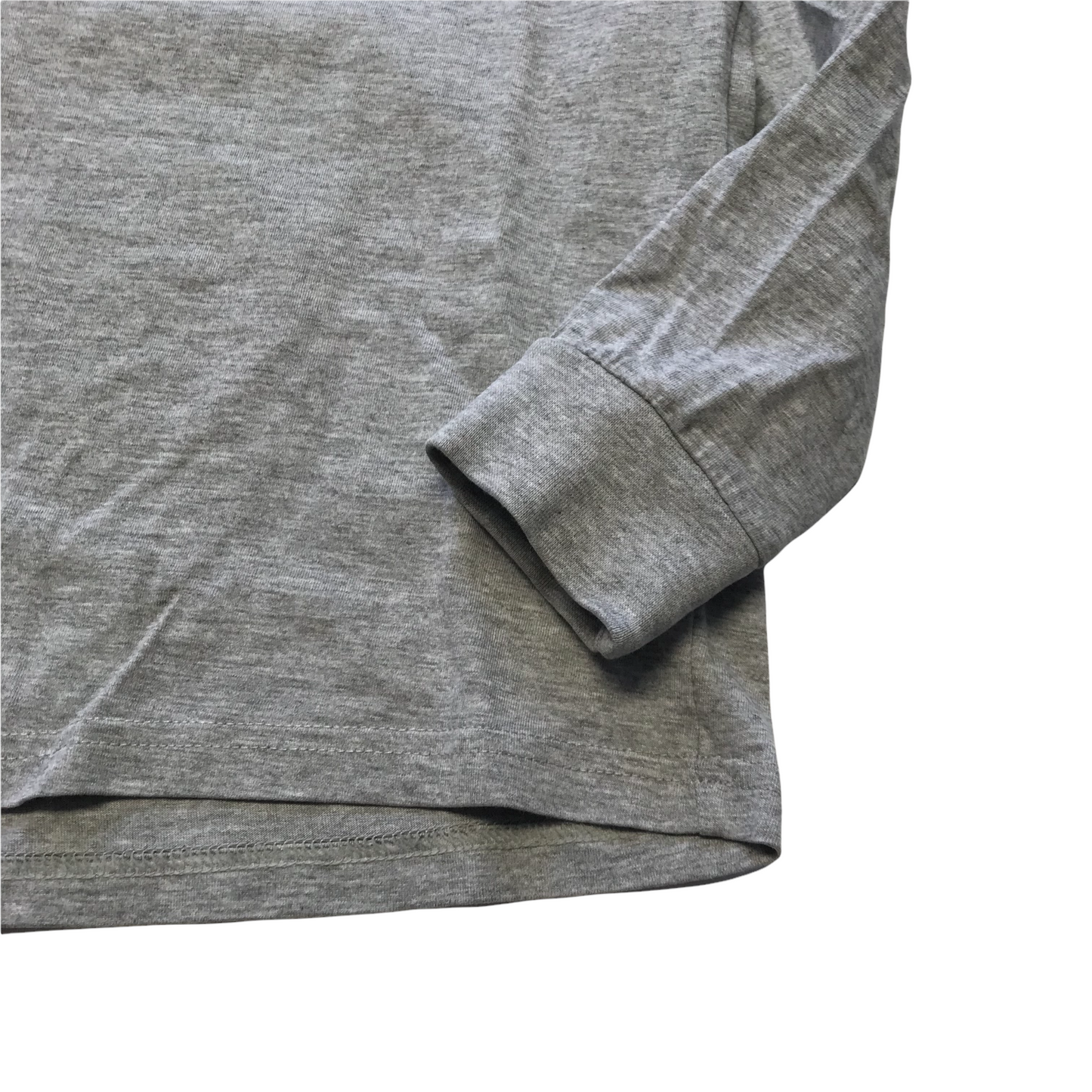 Grey Plain Long Sleeve T-shirt Age 4