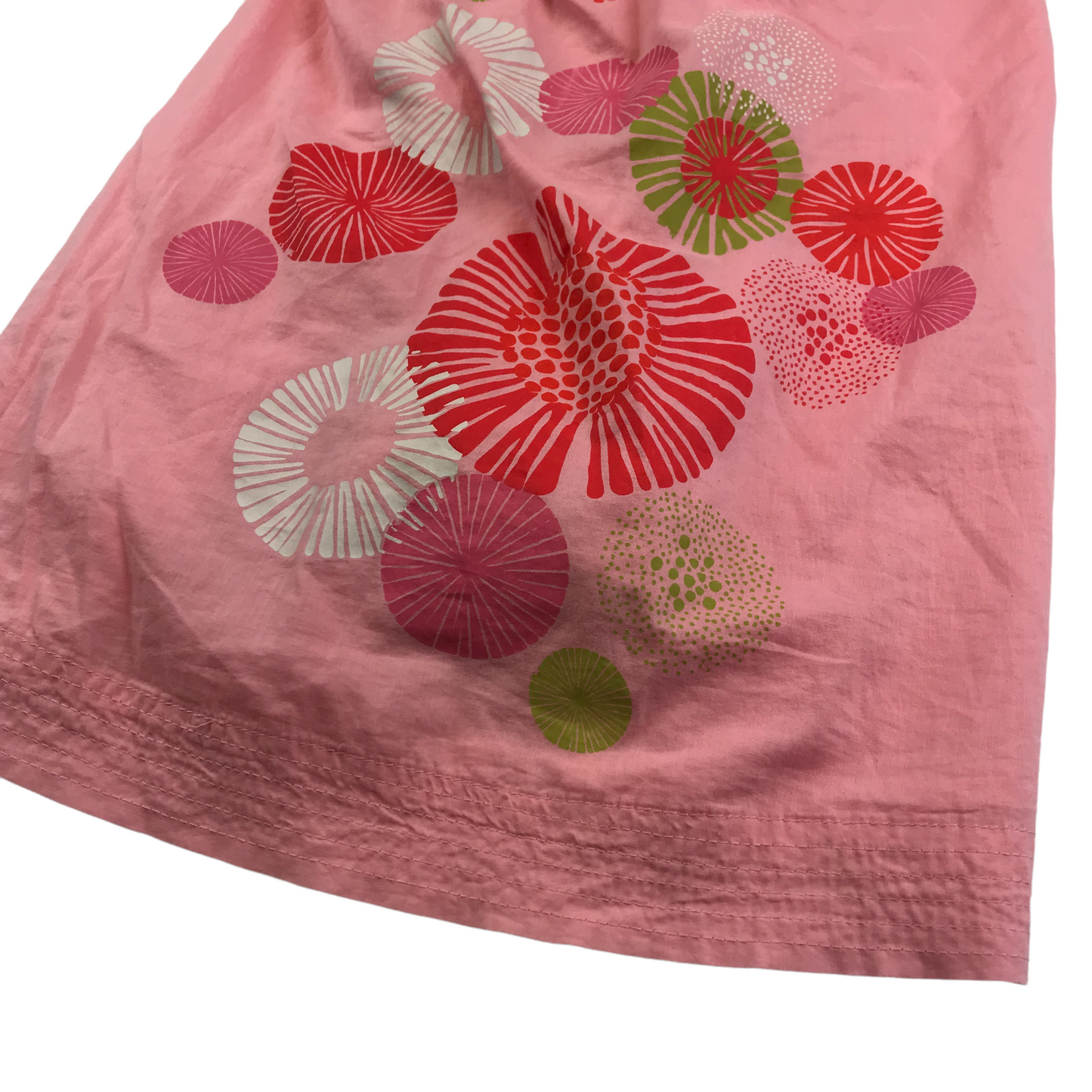 Verbraudet Pink Floral Shapes Dress Age 4