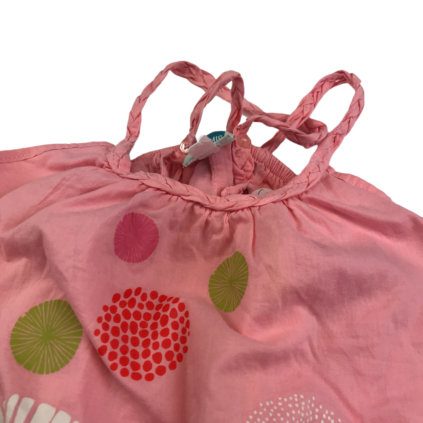 Verbraudet Pink Floral Shapes Dress Age 4