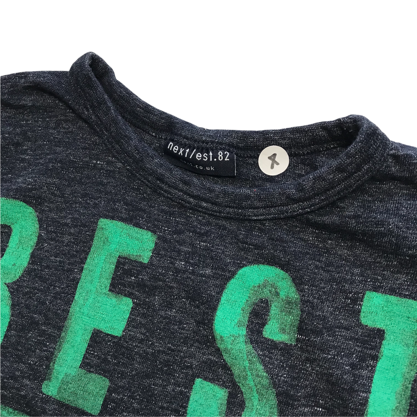 Next Navy Best Brother T-shirt Age 4