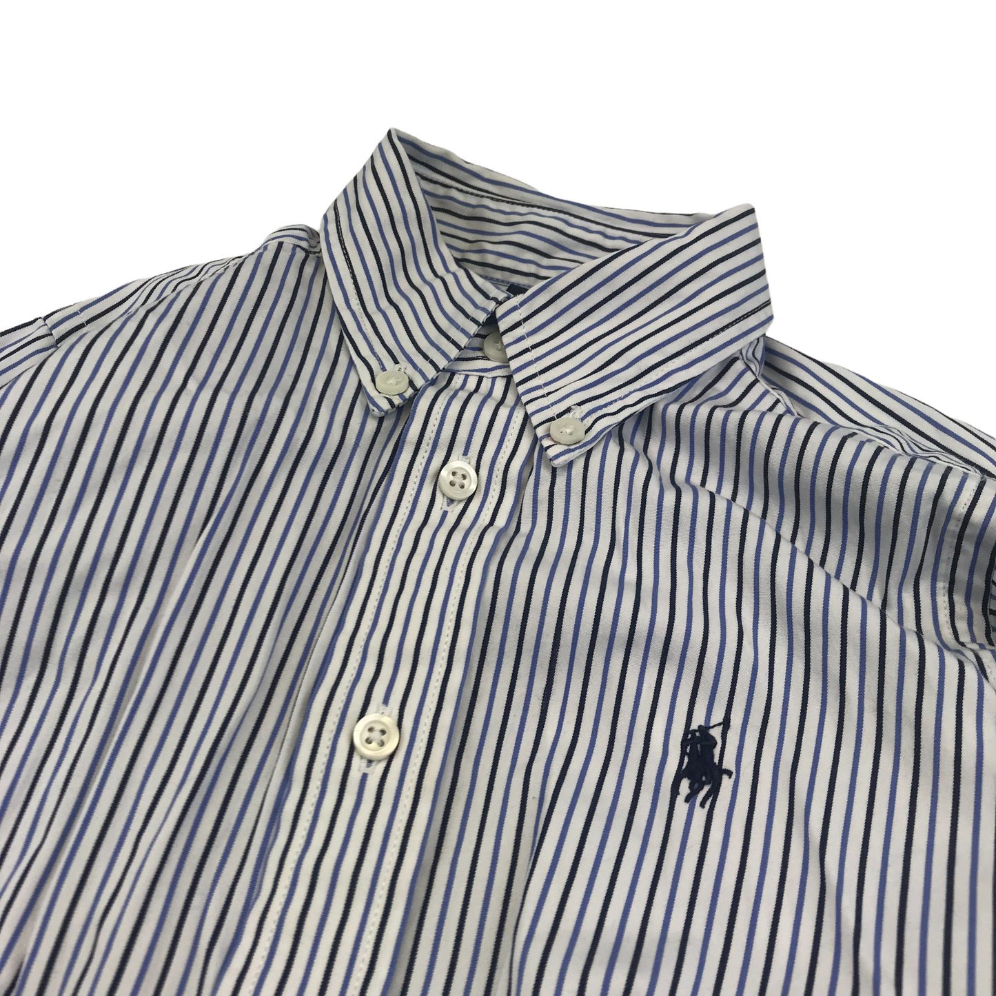 Ralph Lauren White Stripy Shirt Age 5