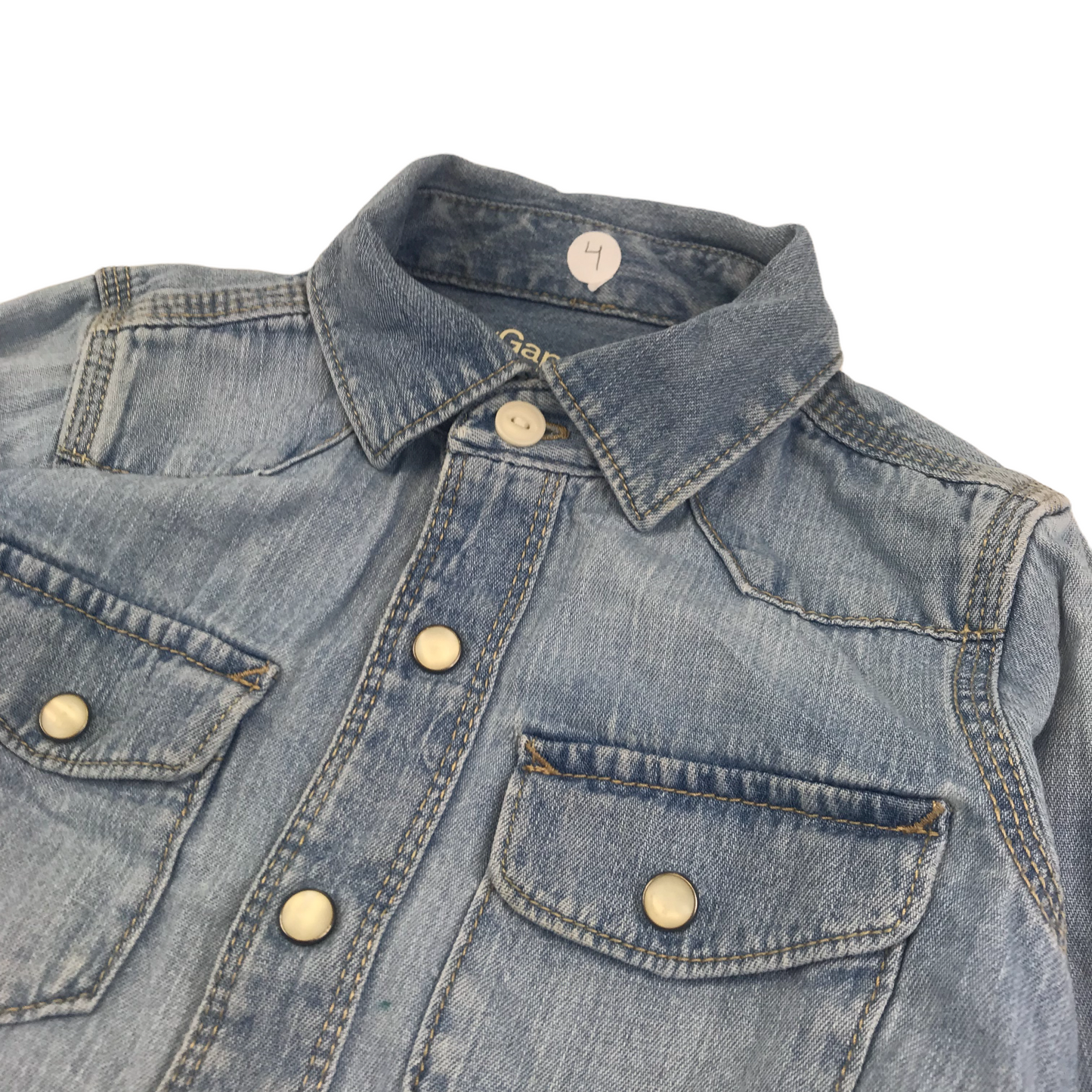 Gap Light Blue Denim Shirt Age 4