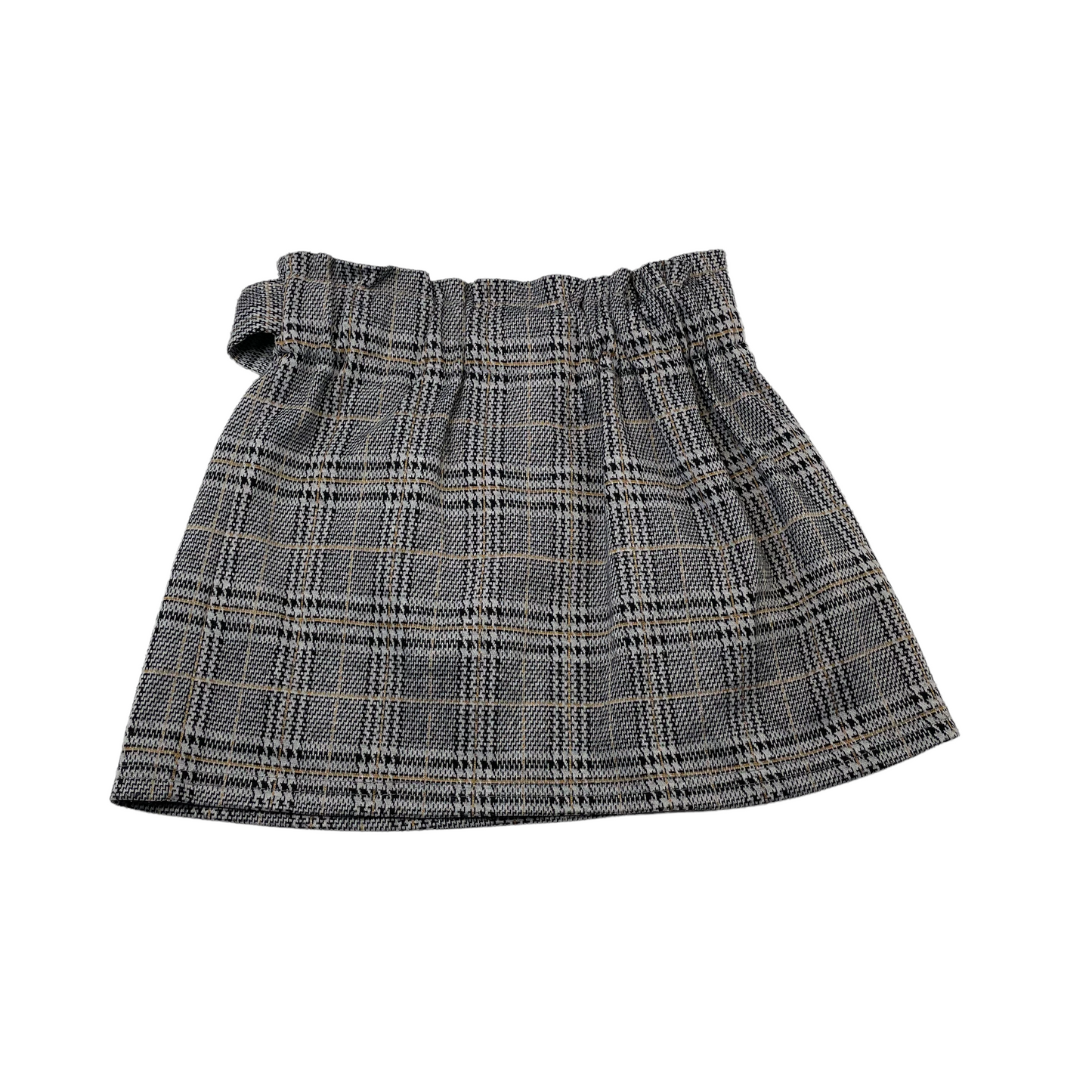 Primark Grey Houndstooth Checked Skirt Age 4