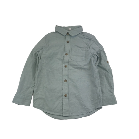 M&S Light Blue Shirt Age 4