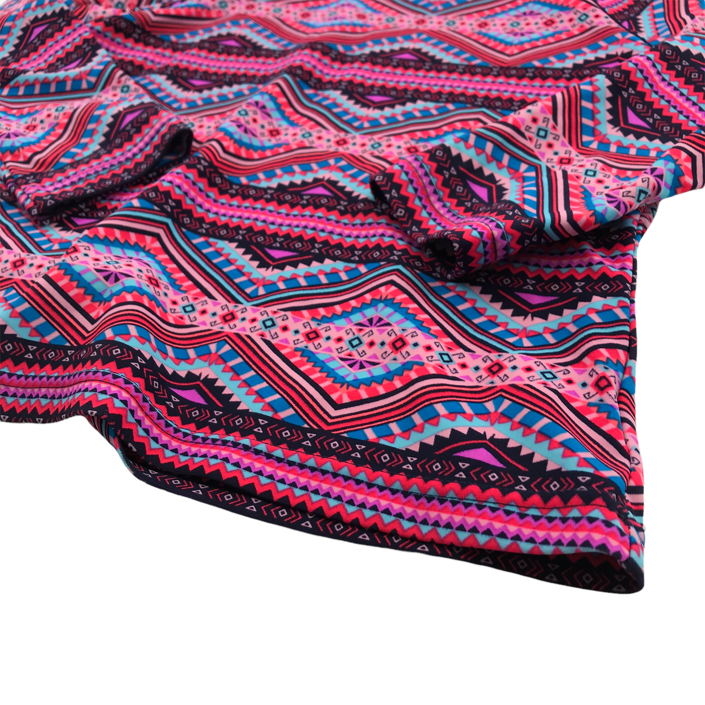 Matalan Pink and Purple Pattern Swim Top Age 4