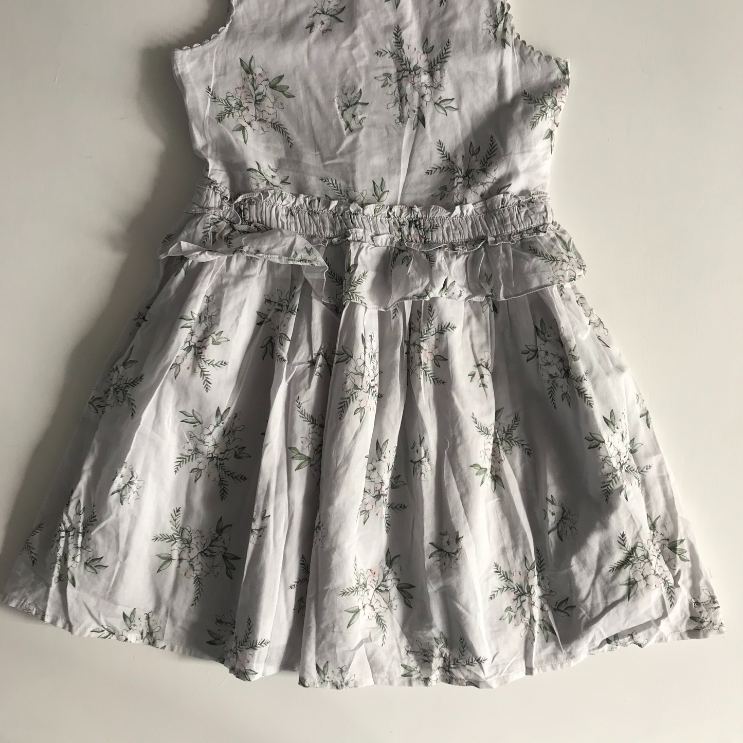 Dress - NEXT White Floral - Age 10