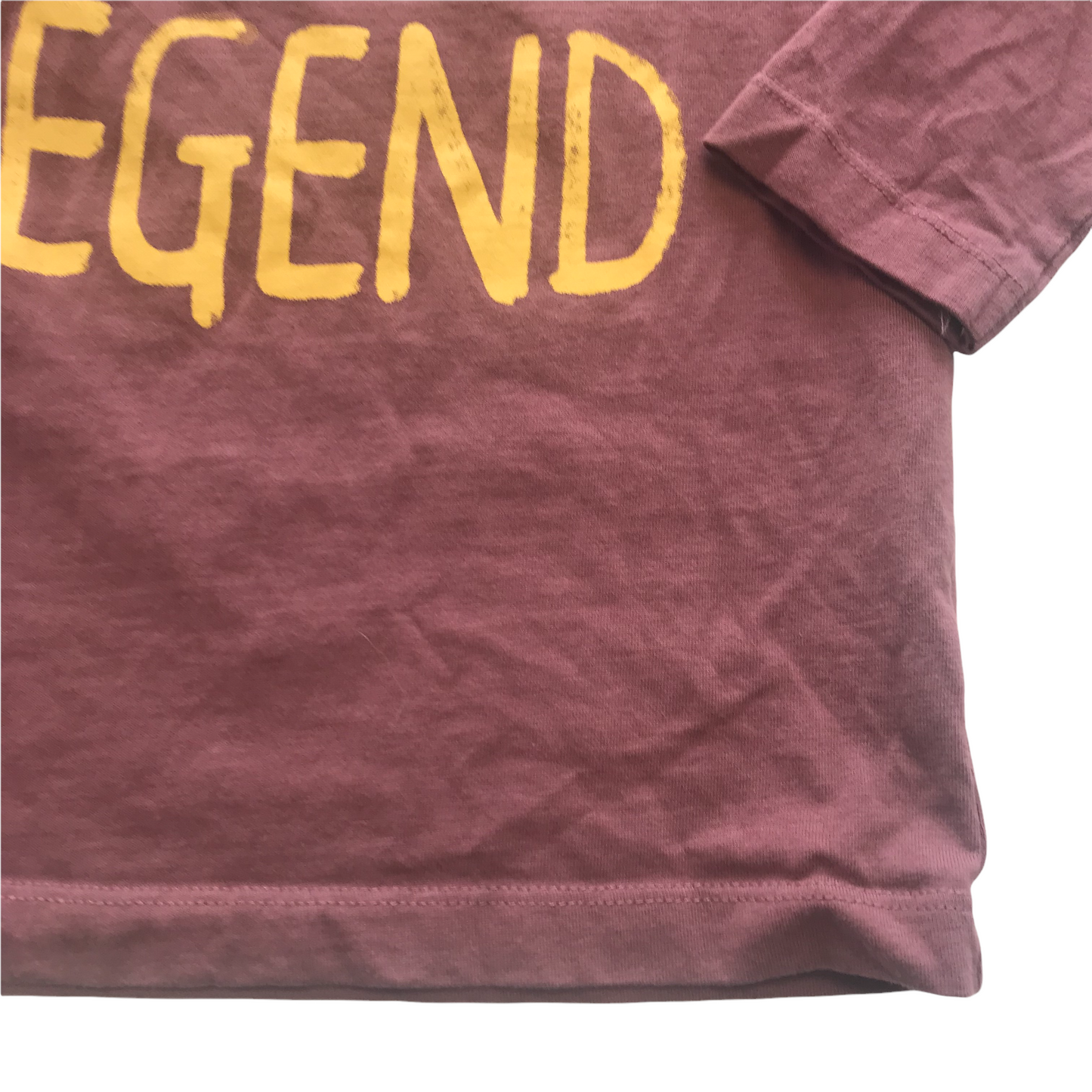 Nutmeg Burgundy Daddy's Legend T-shirt Age 5