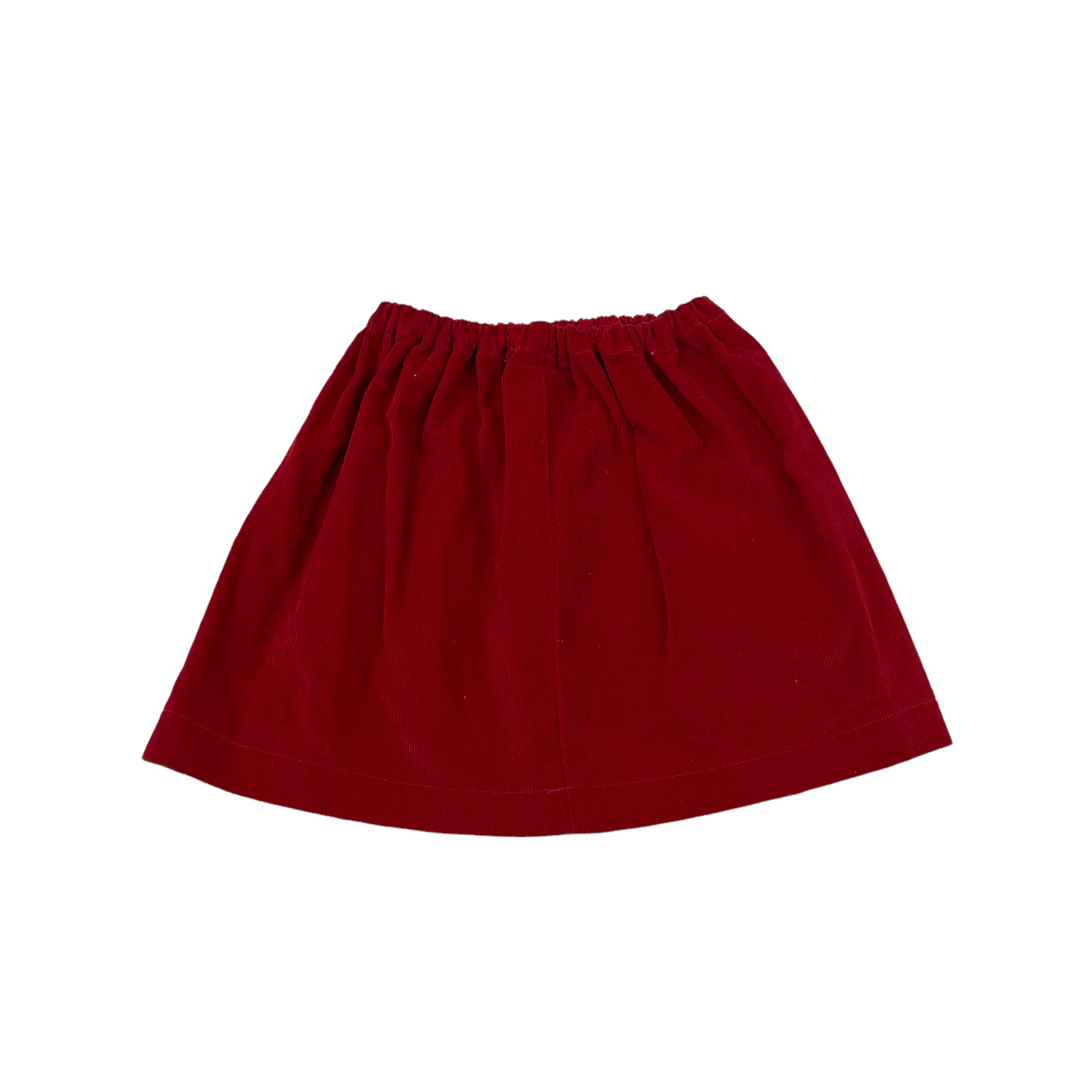 Sue2 Red Corduroy Skirt Age 5