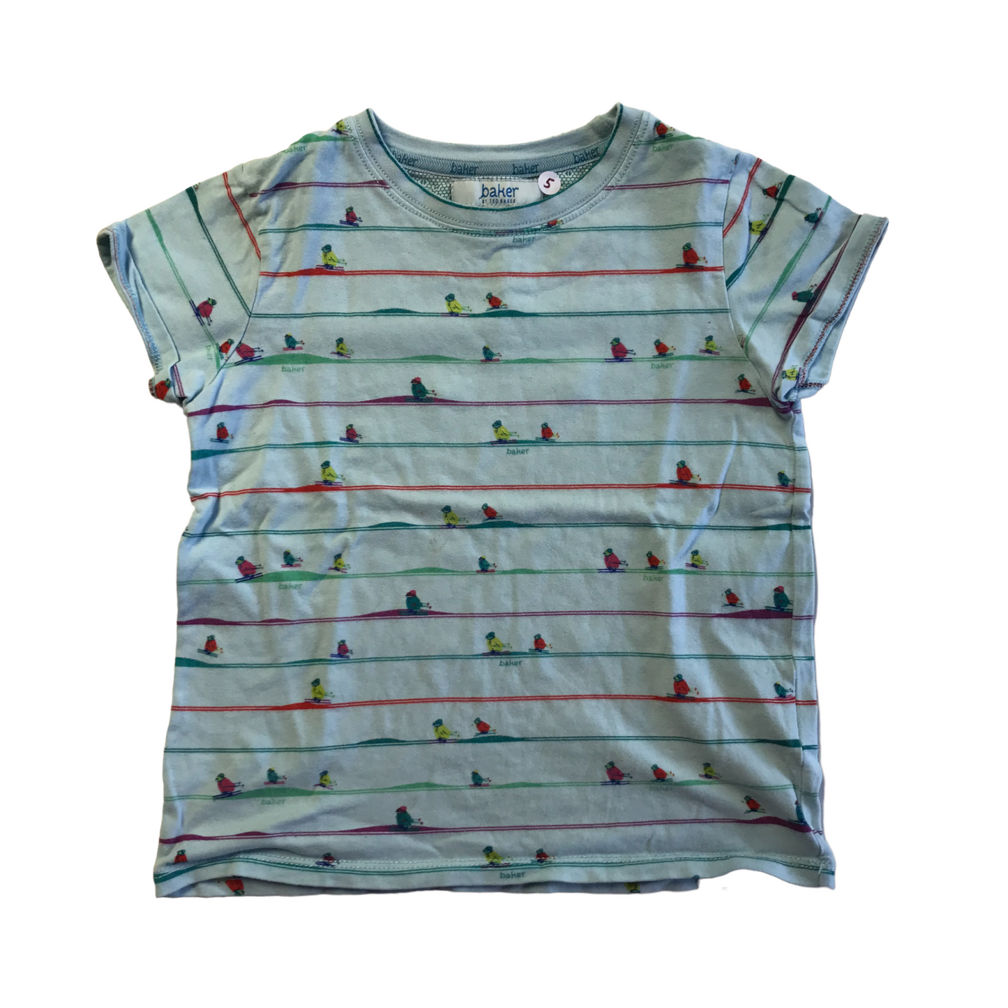 Ted Baker Light Blue Birds T-shirt Age 5