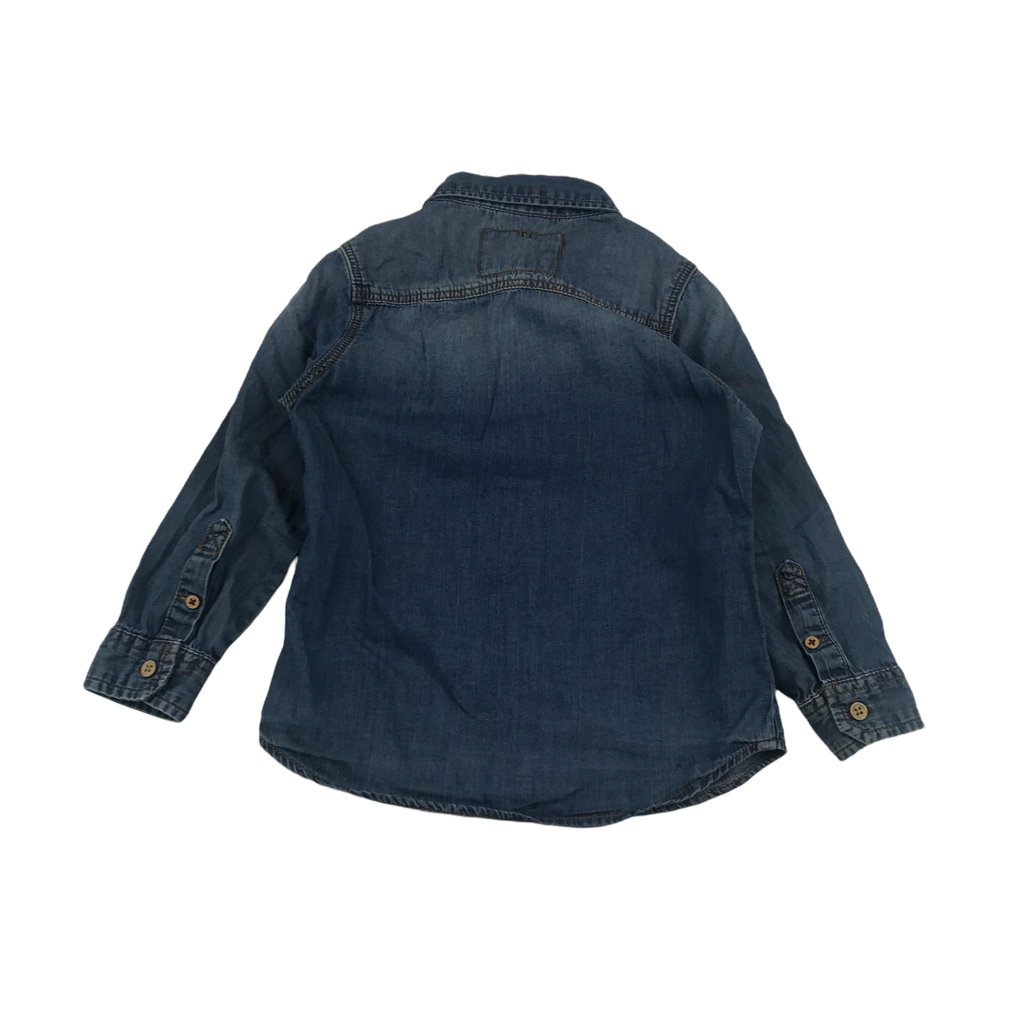 Zara Light Blue Denim Shirt Age 5
