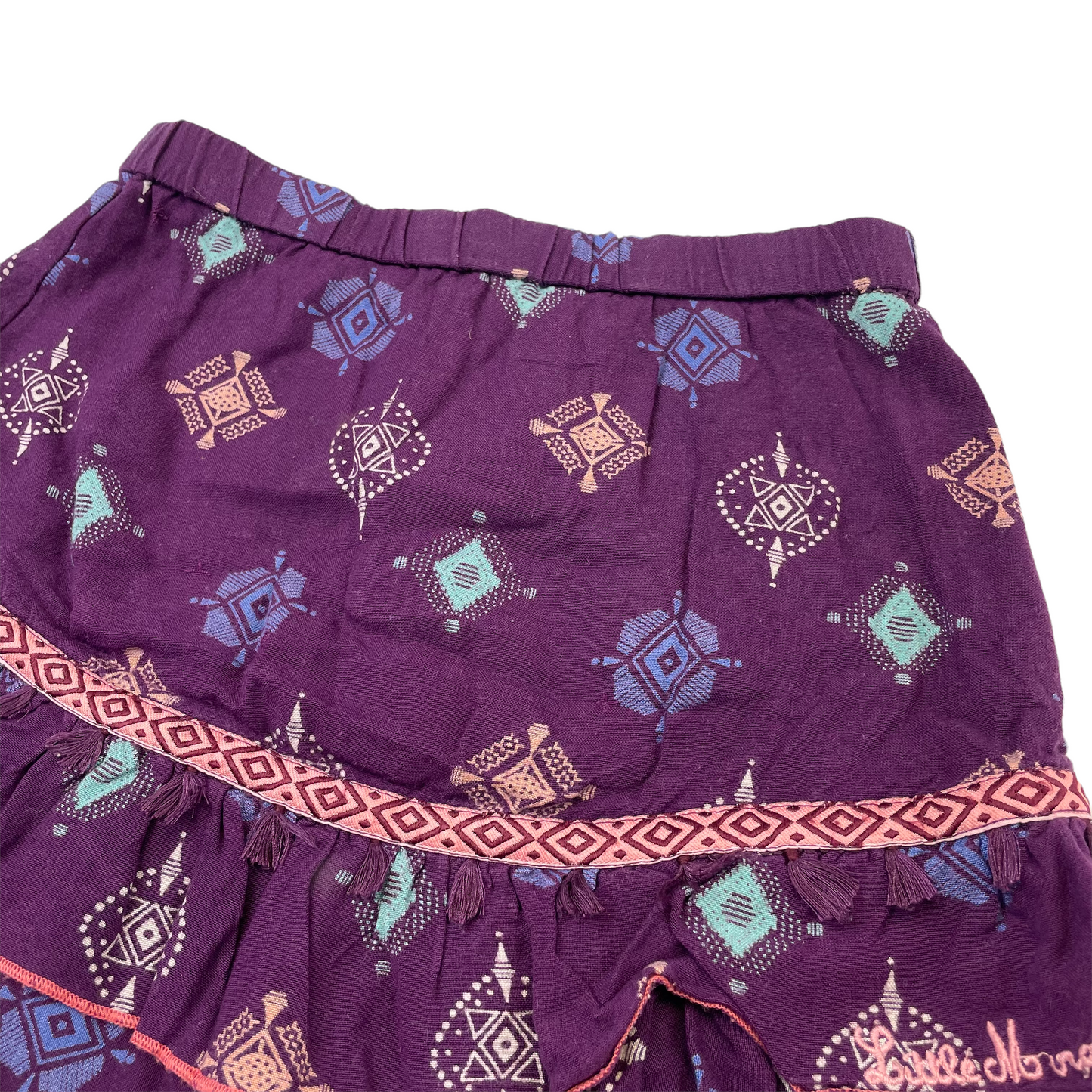 Little Marcel Purple Pattern Skirt Age 5