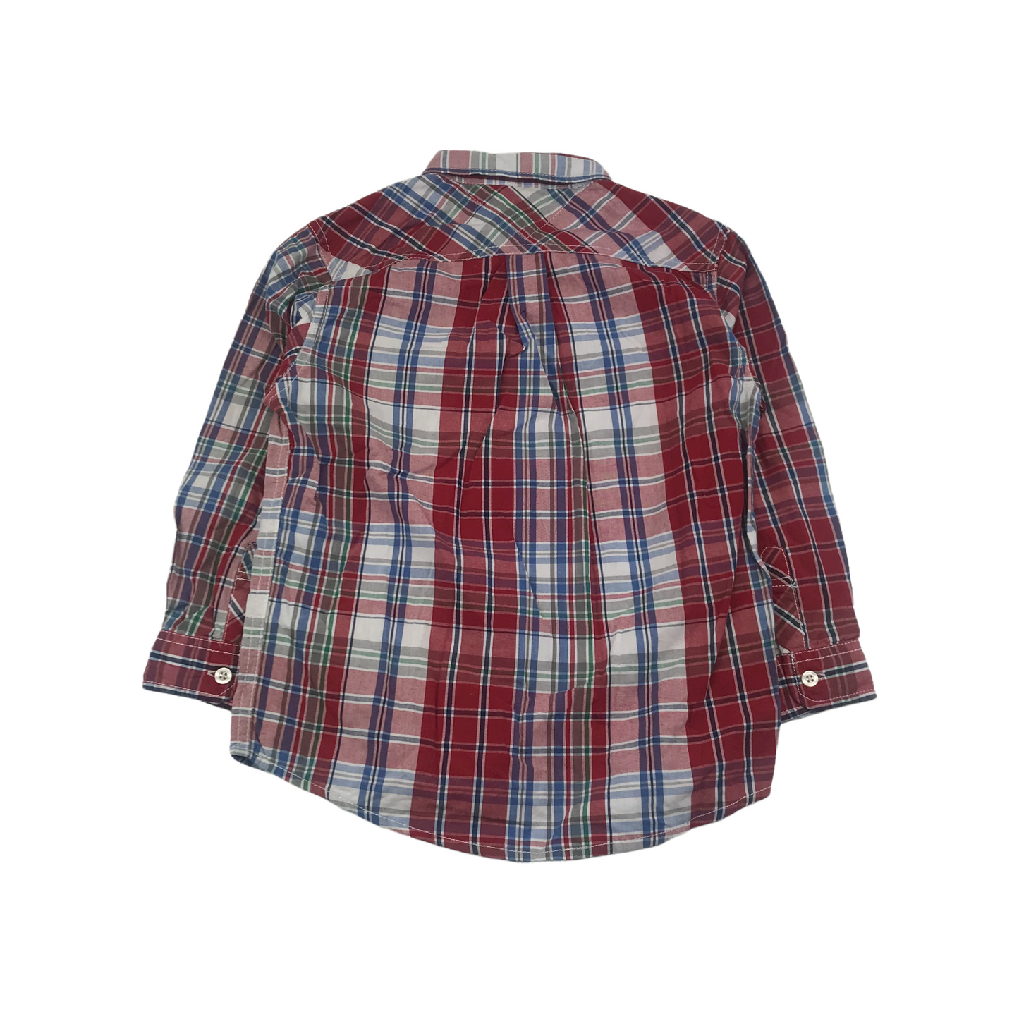 Tommy Hilfiger Red Checked Shirt Age 5