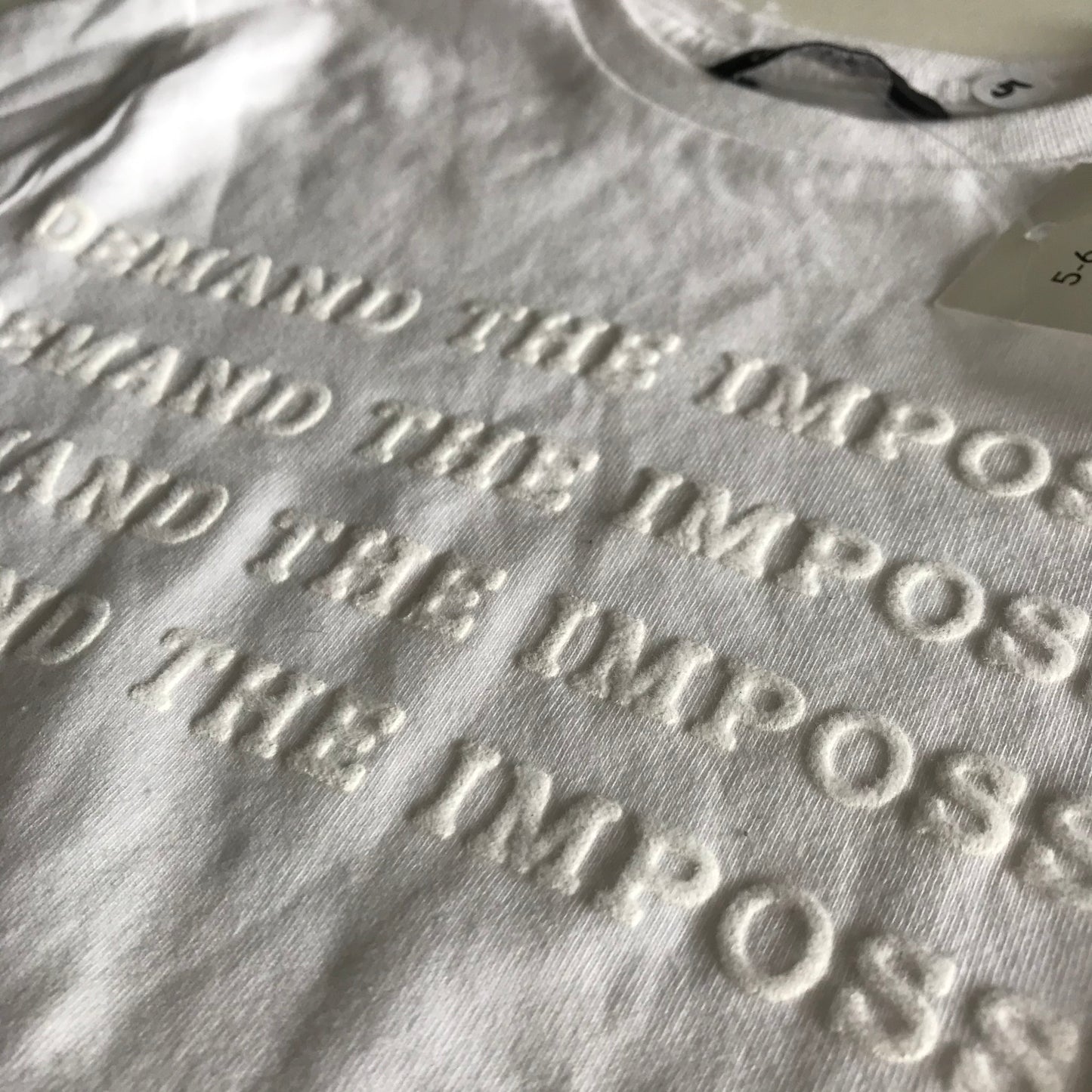 T-shirt - 'Demand The Impossible' - Age 5