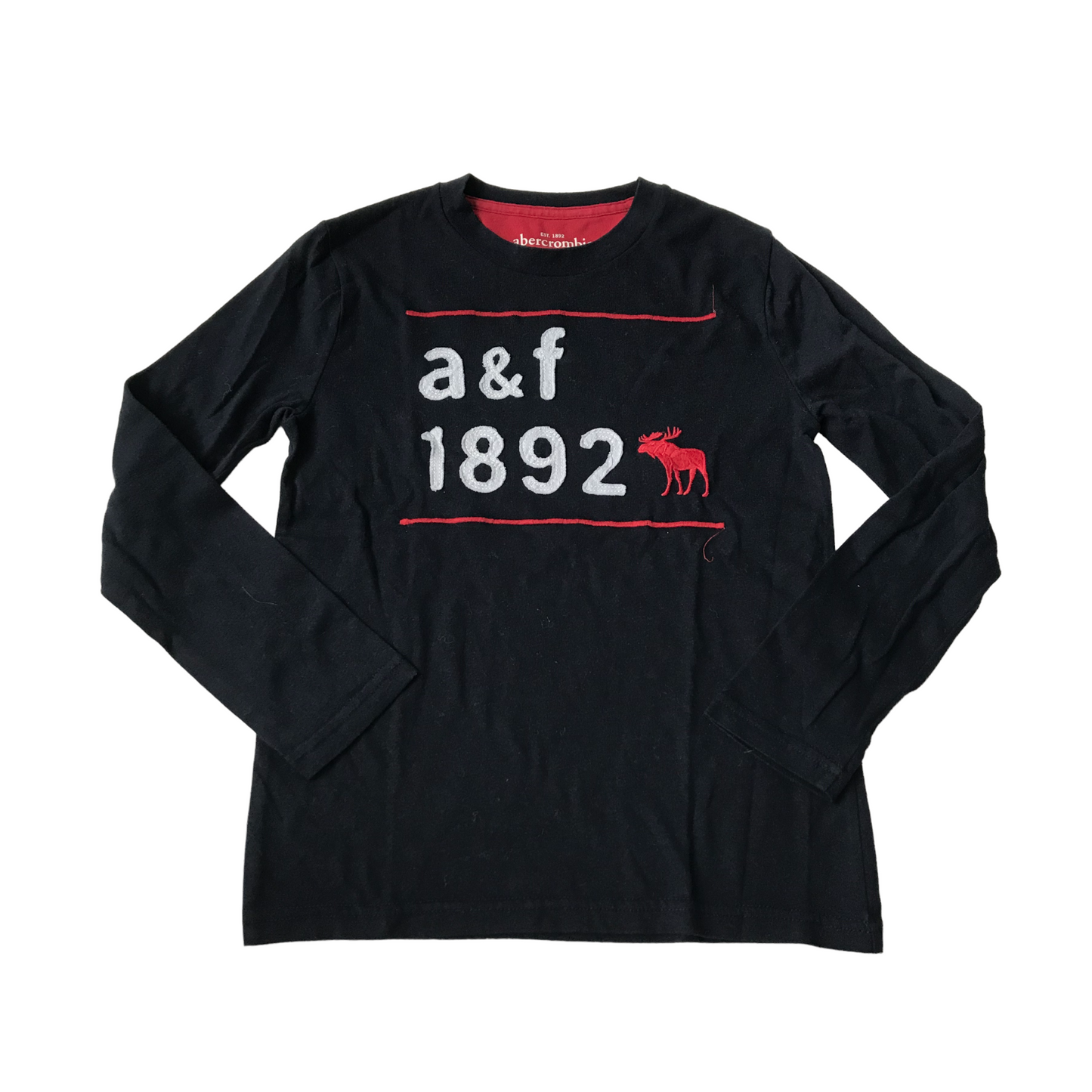 Abercrombie Navy Blue Print T-shirt Age 7
