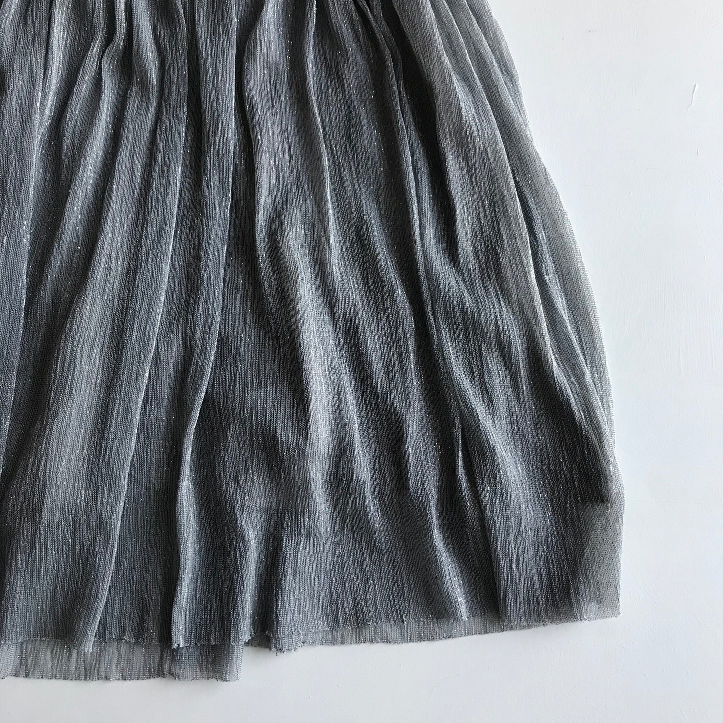 NEXT Sparkly Silver Dress Age 6