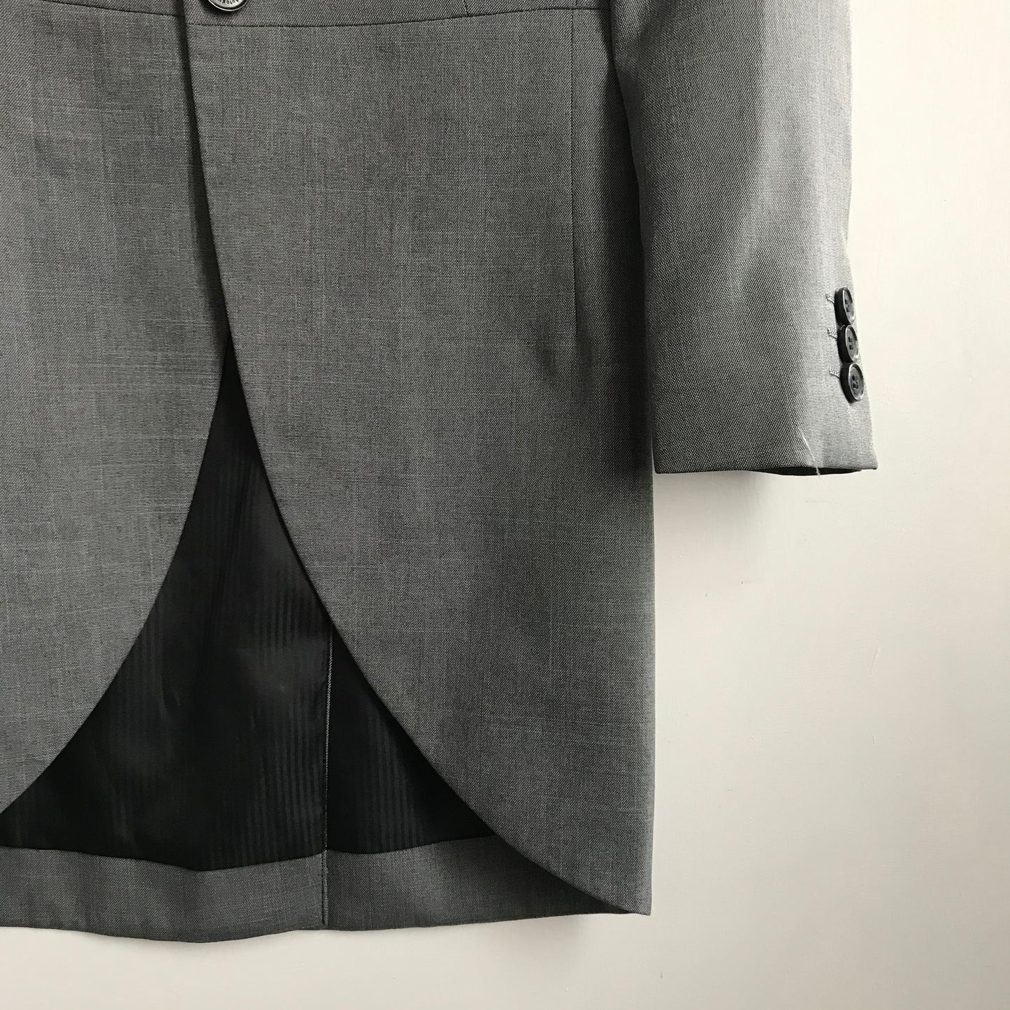 M&S Grey Morning Coat Style Jacket Age 6