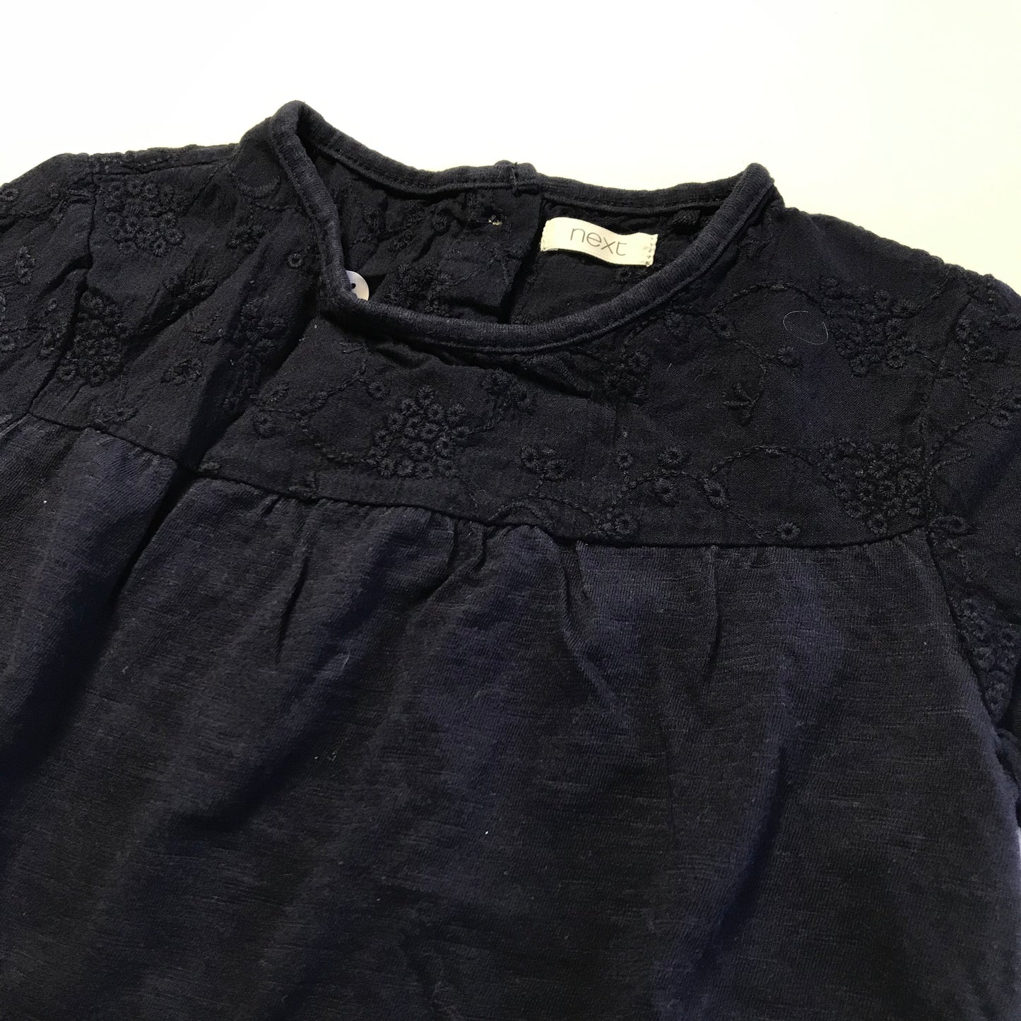 T-shirt - NEXT Navy with Embroidery - Age 6