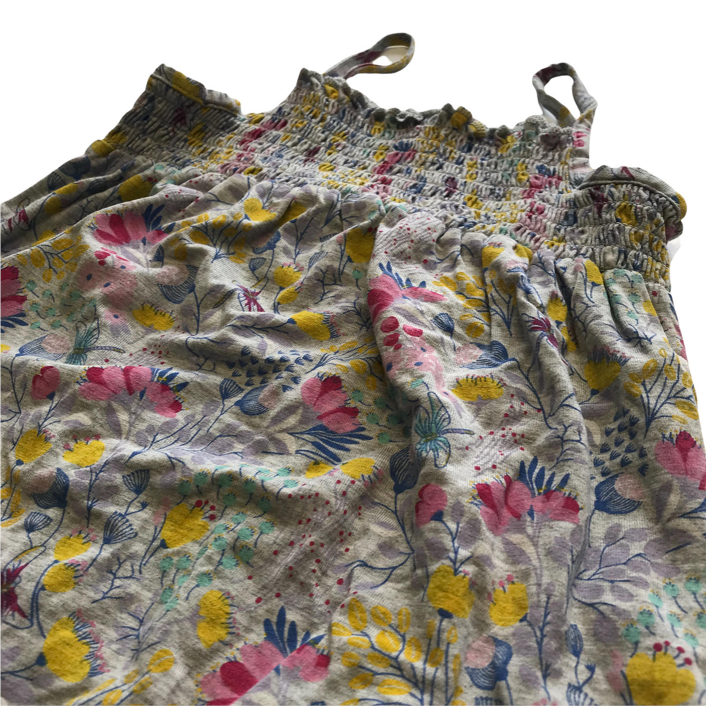 F&F Grey Floral Jumpsuit Age 6