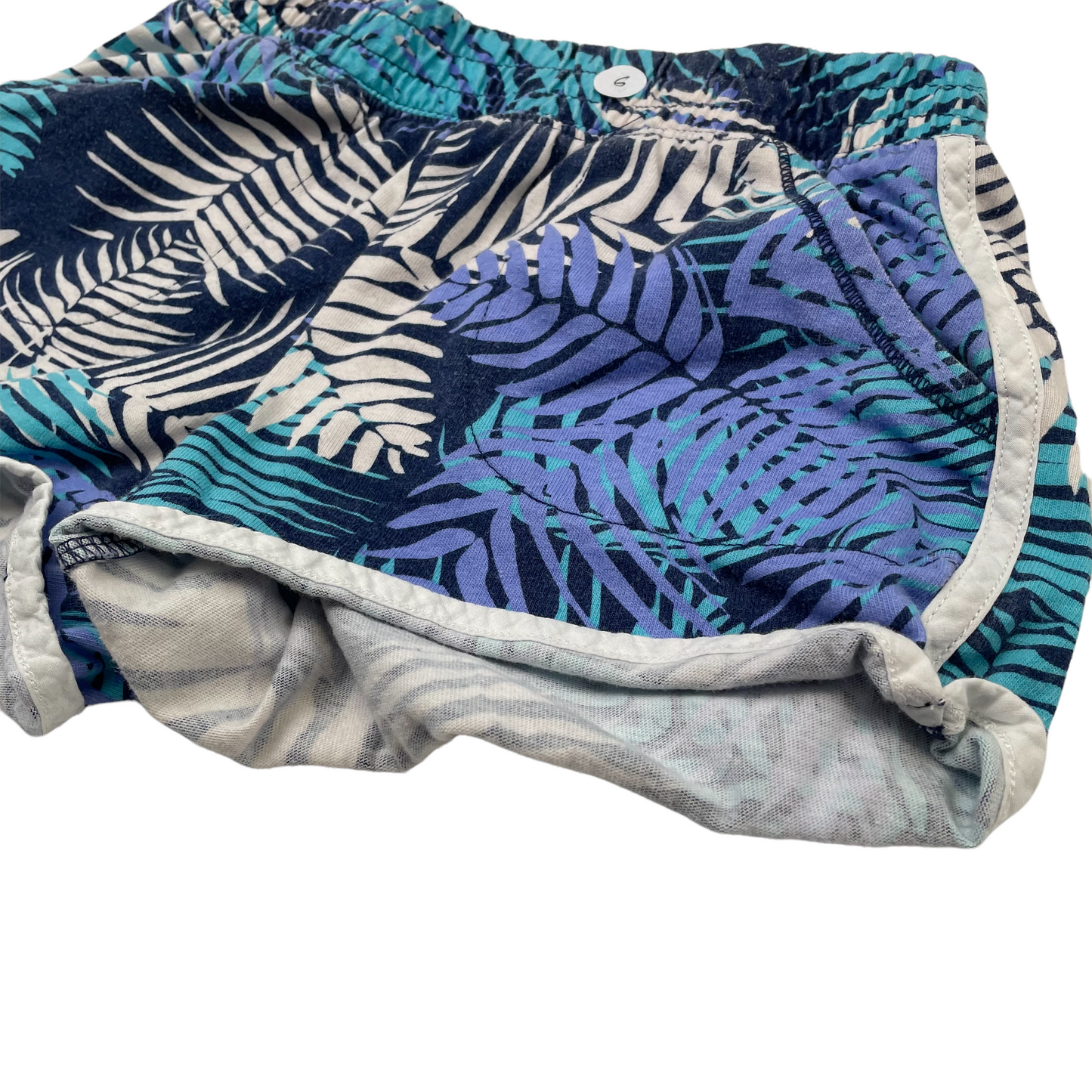 Gap Kids Blue Floral Jersey Shorts Age 6