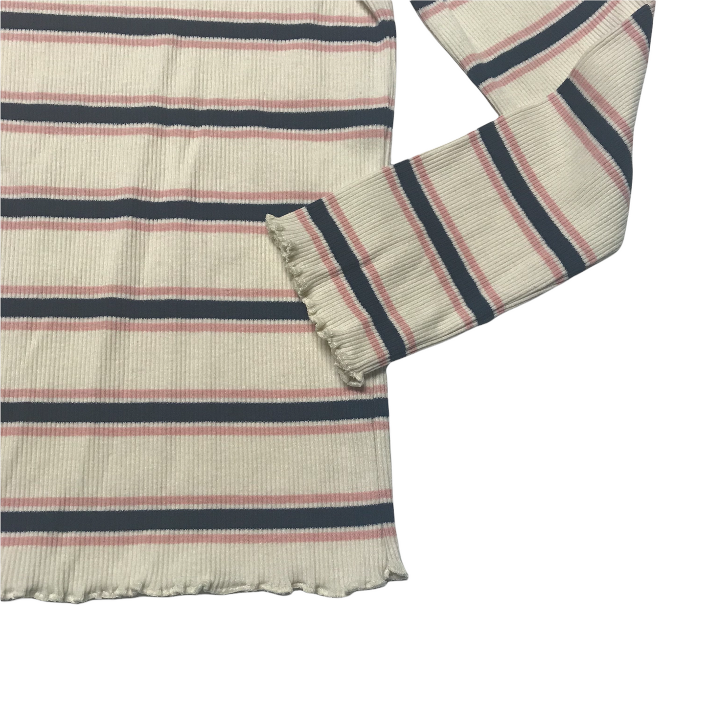 Tu White Pink Stripes T-shirt Age 6
