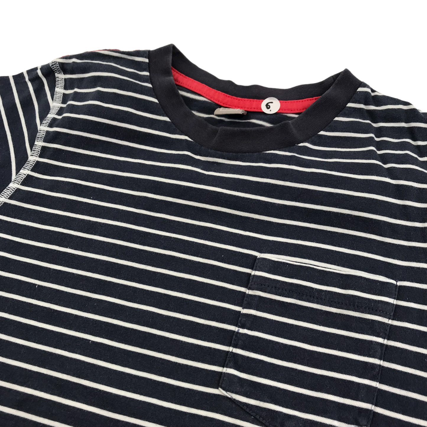 Tu Navy Stripy T-shirt Age 6