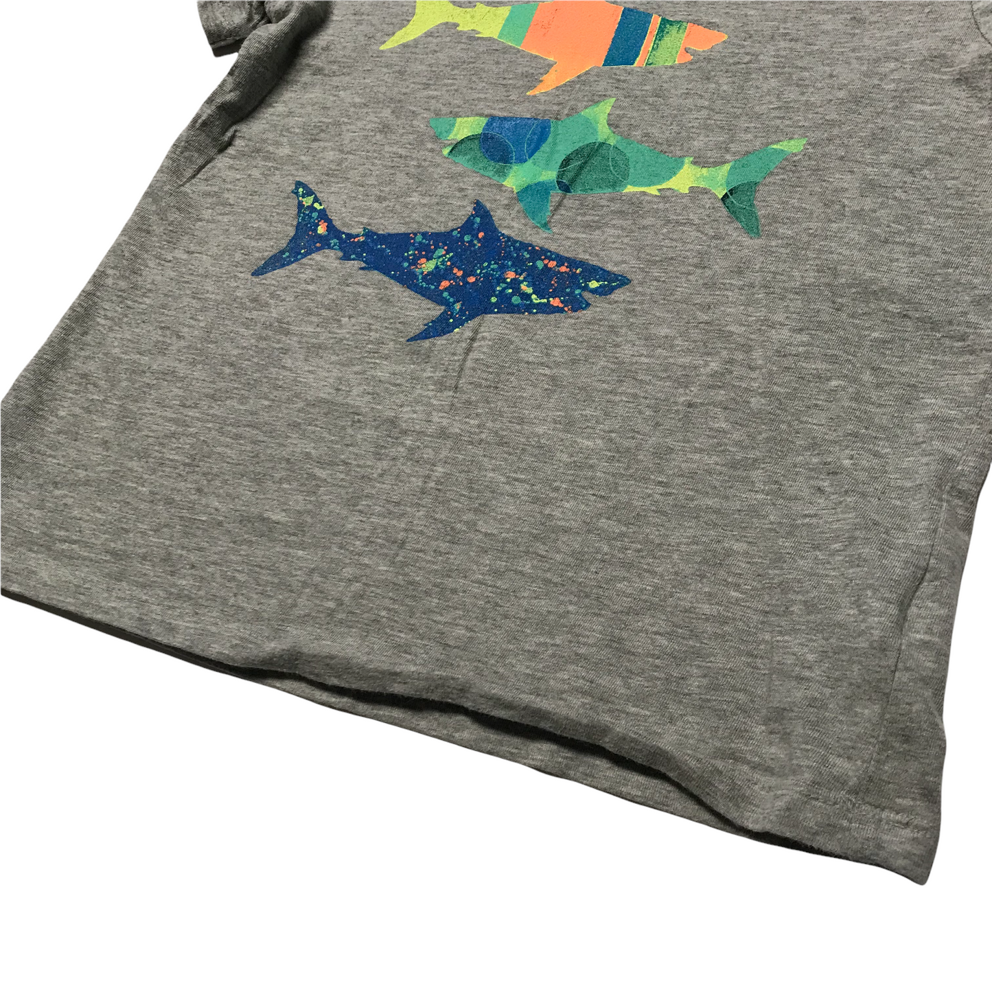 GAP Kids Grey Shark T-shirt Age 6