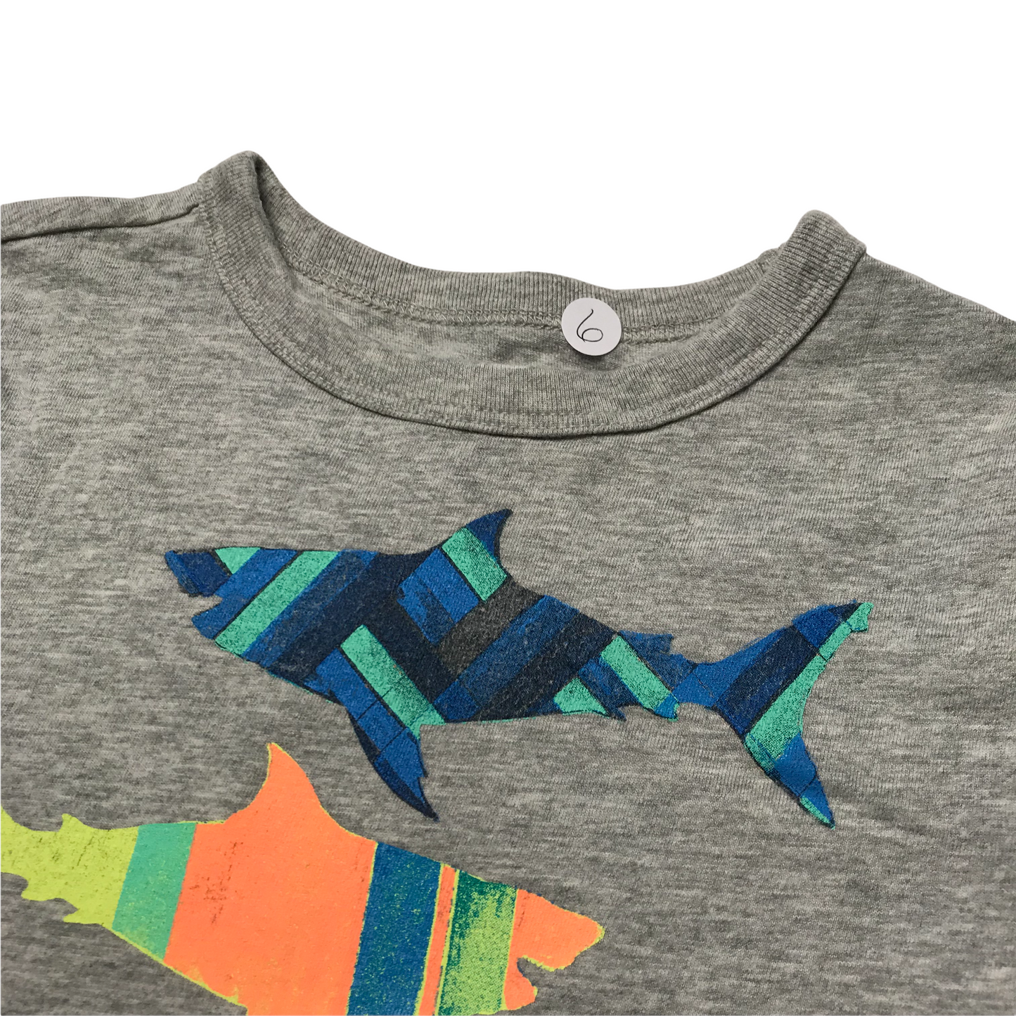 GAP Kids Grey Shark T-shirt Age 6