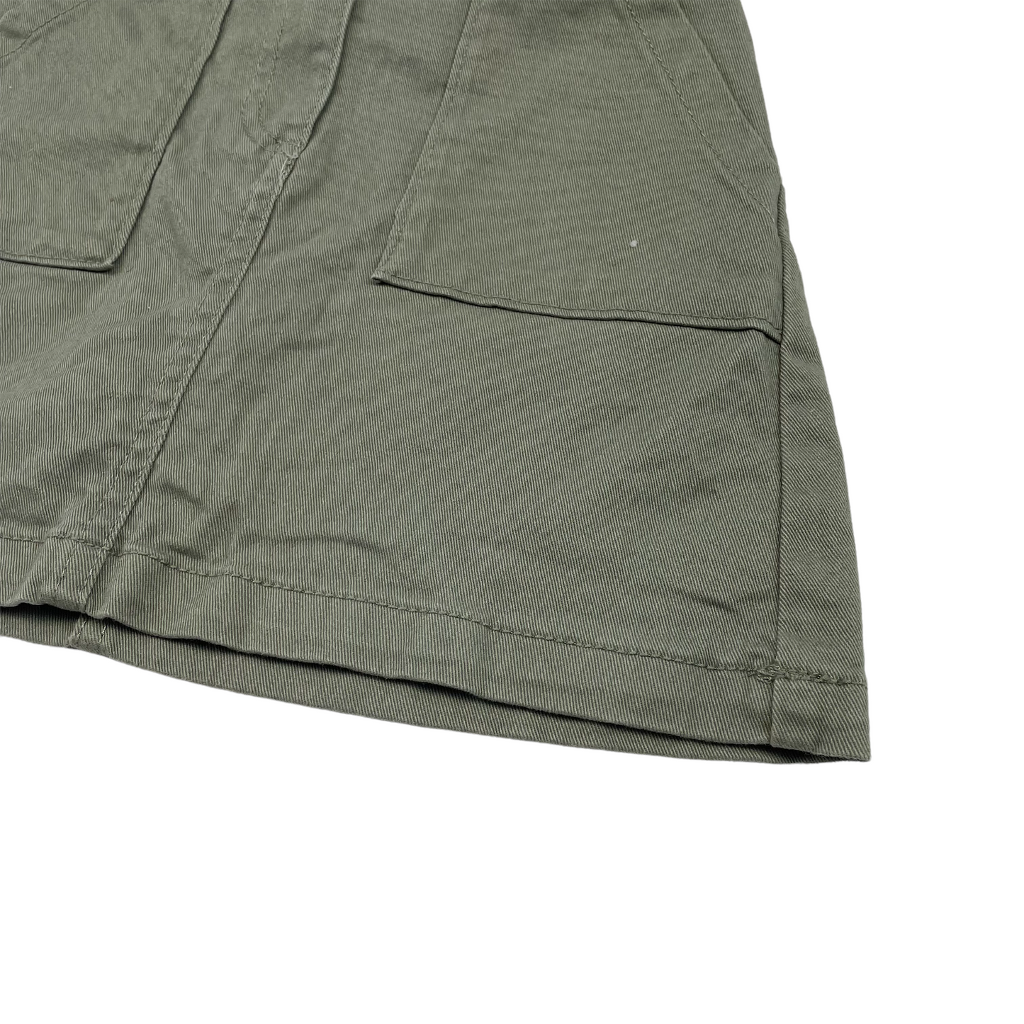 H&M Khaki Green Denim Style Skirt Age 6