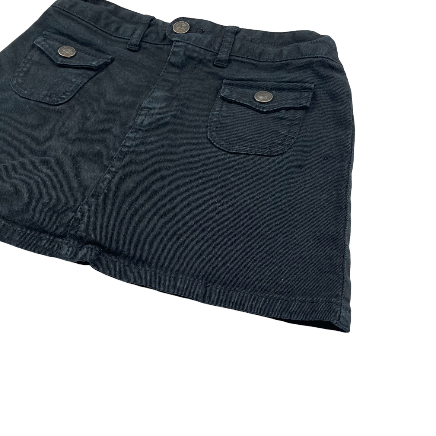 Bonpoint Navy Blue Denim-style Skirt Age 6