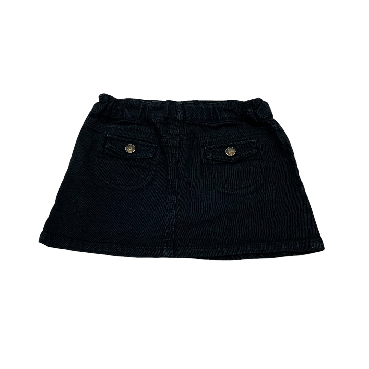 Bonpoint Navy Blue Denim-style Skirt Age 6