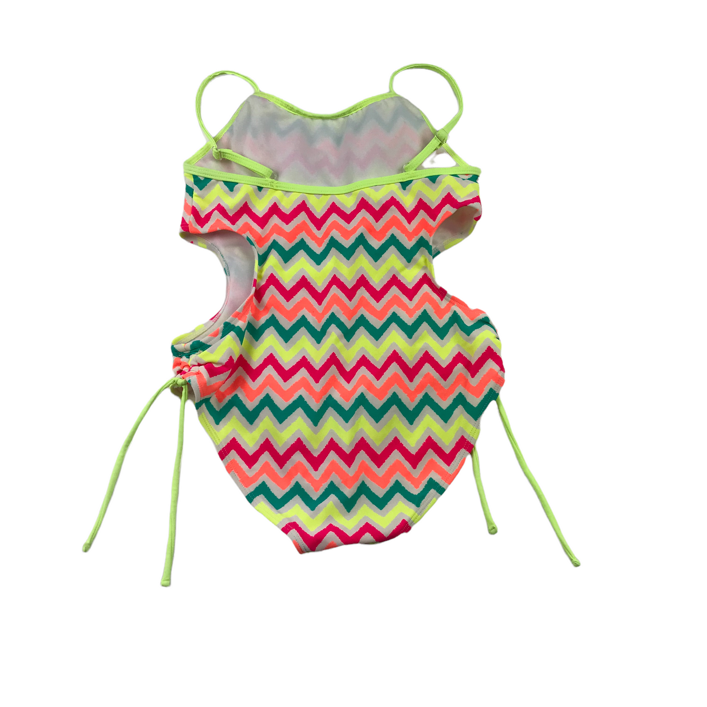Zig Zag Pattern Multicolour Swimsuit Age 7