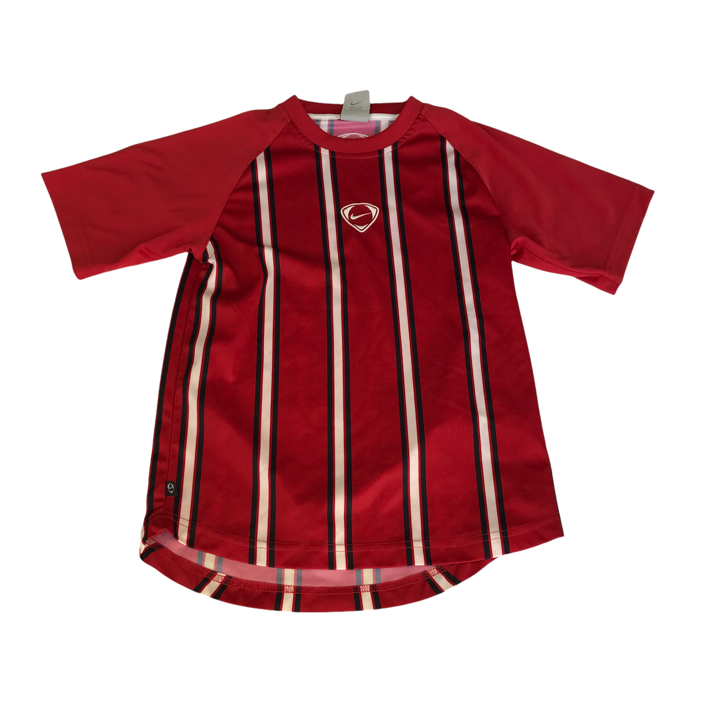 Nike Red Stripy Sports Top Age 9