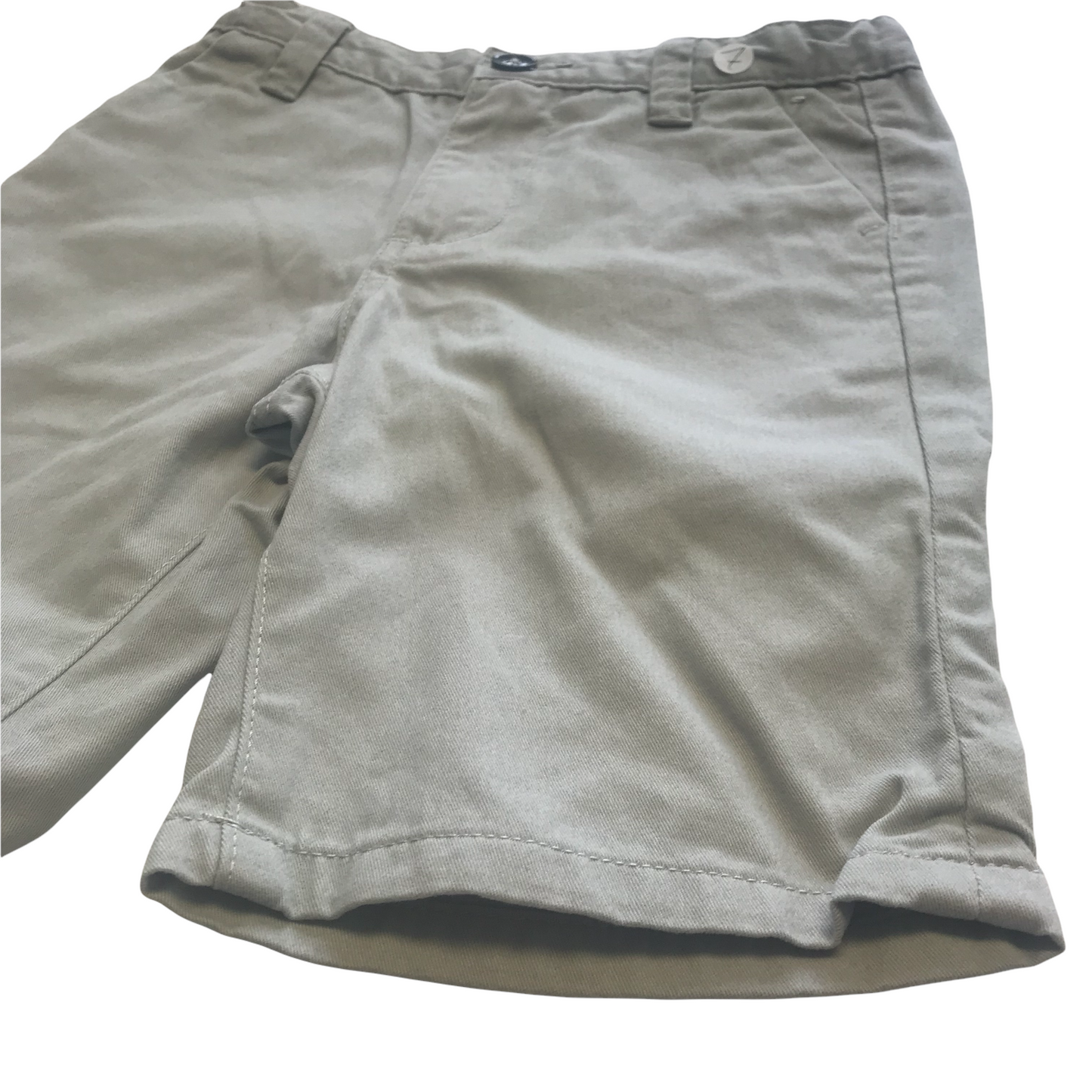 Primark 7 years light grey chino style shorts
