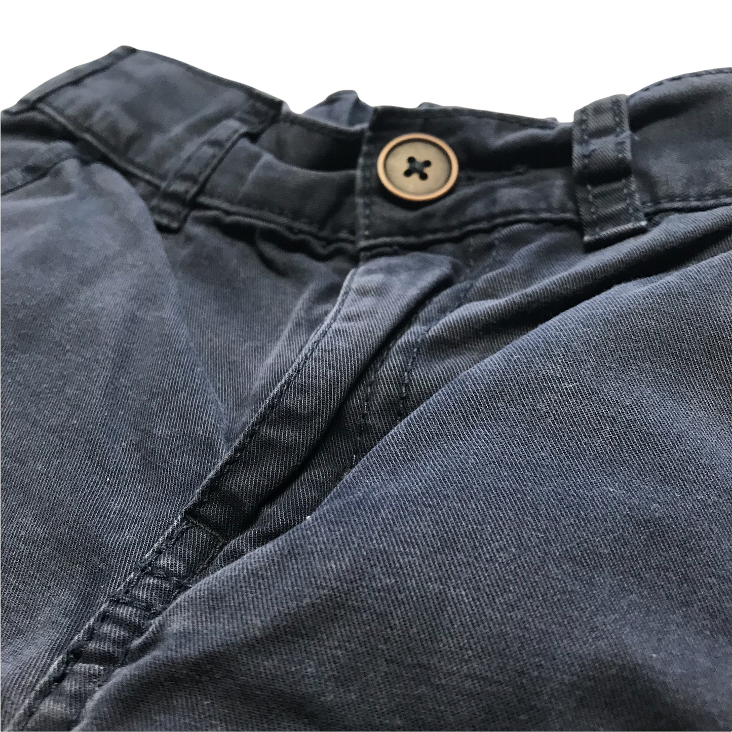 F&F Navy Blue Chino Style Shorts Age 8