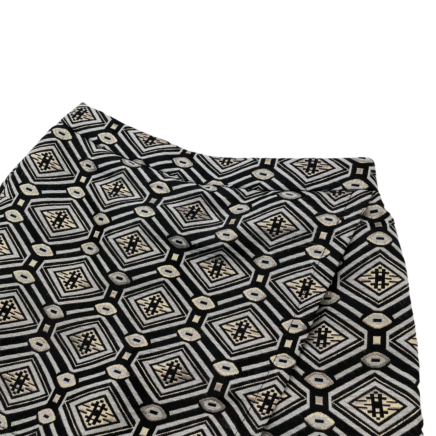 Nutmeg Grey and Black Diamond Pattern Skort Age 8