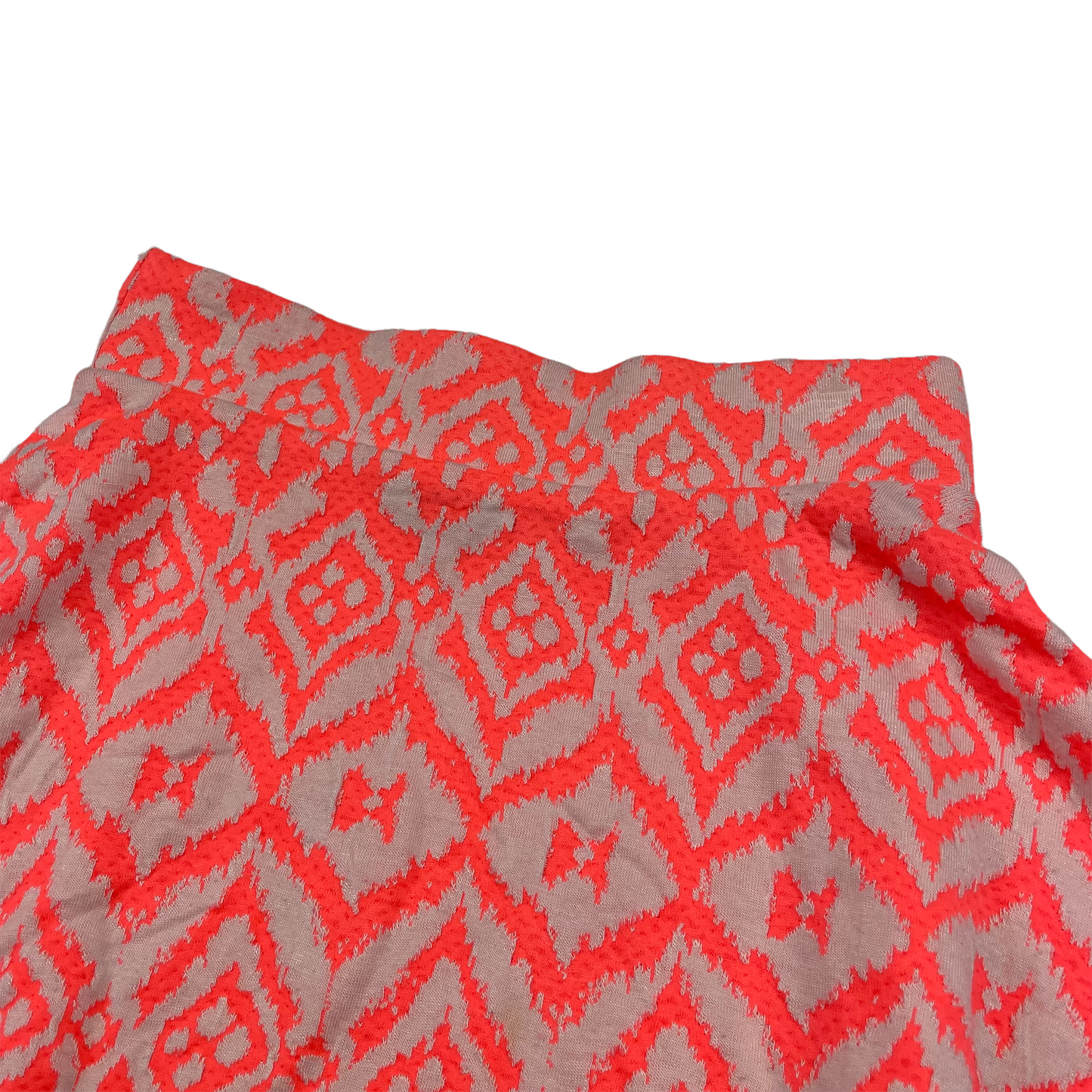 Candy Couture Bright Orange and White Pattern Skirt Age 8