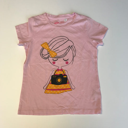 Baleno Pink Print T-shirt Age 8