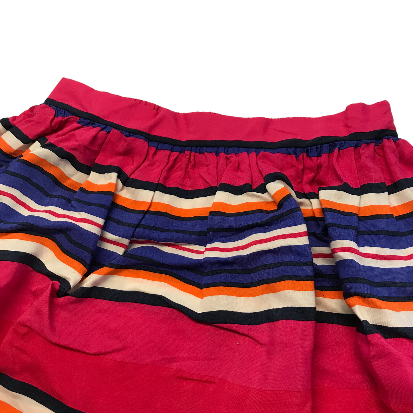 F&F Pink Stripy Skirt Age 9